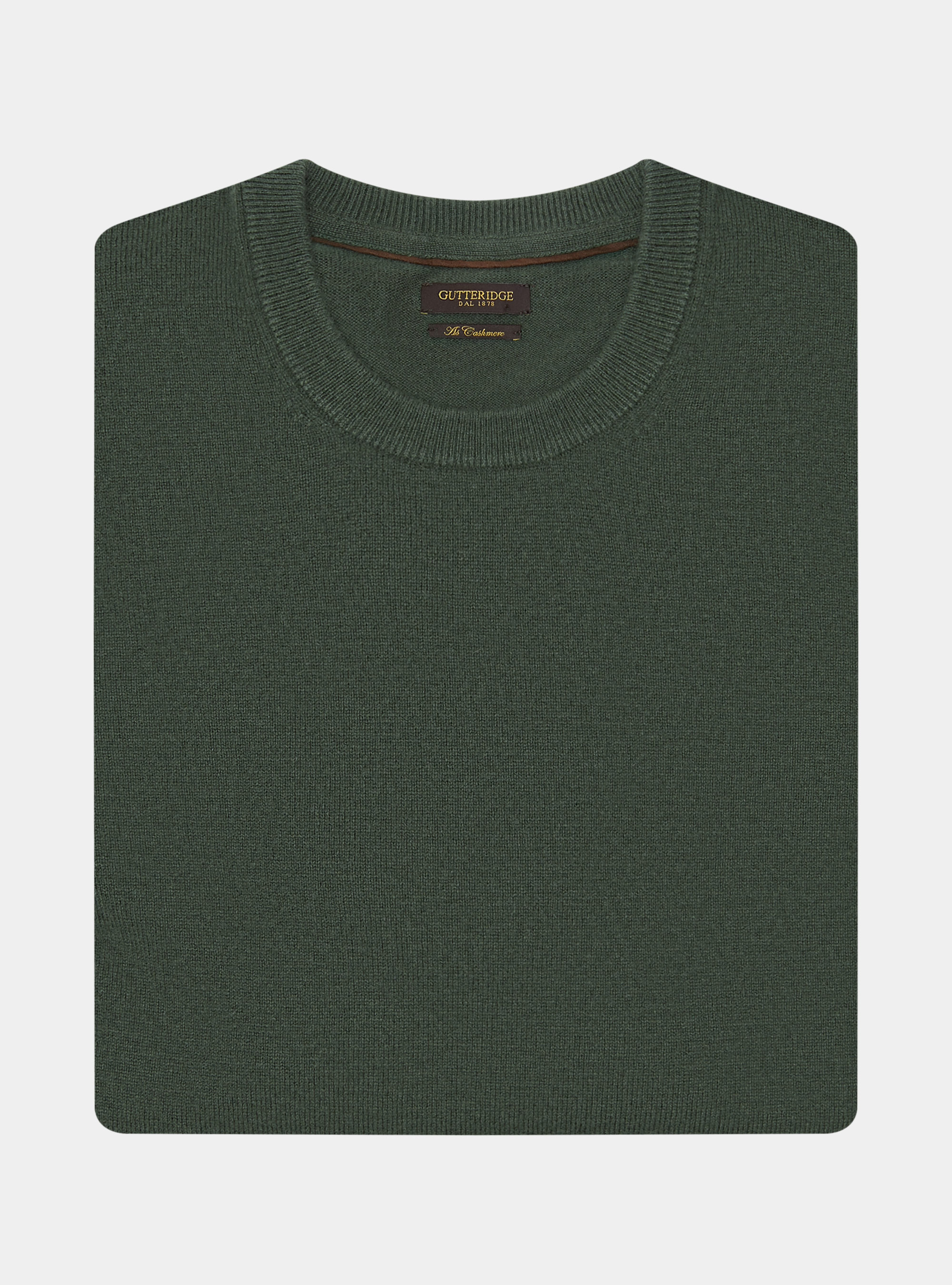 Maglia girocollo in lambswool e cashmere, MILITARE 0609C