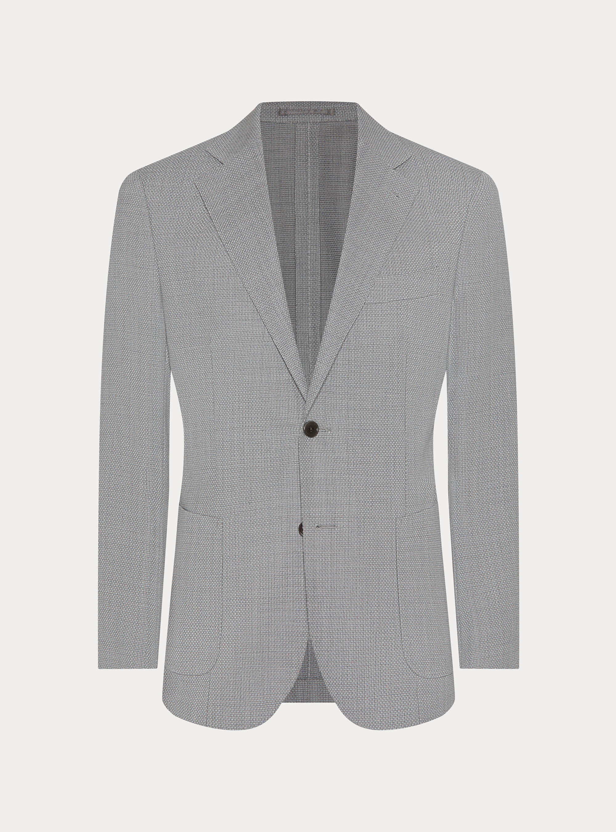 Wool Hopsack Blazer, GREY