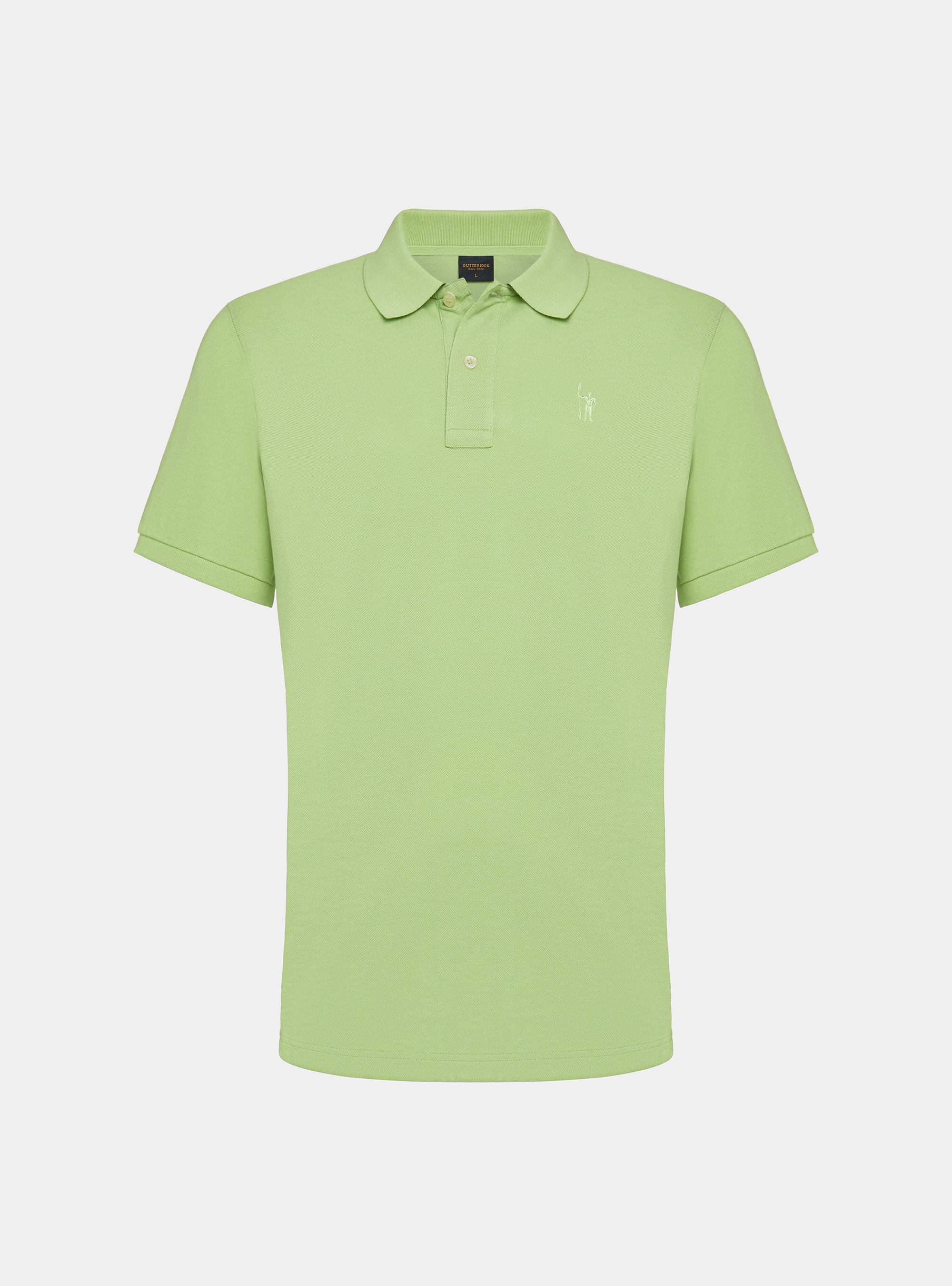 Polo classique en piqu&eacute;, 0620C VERDE CHIARO