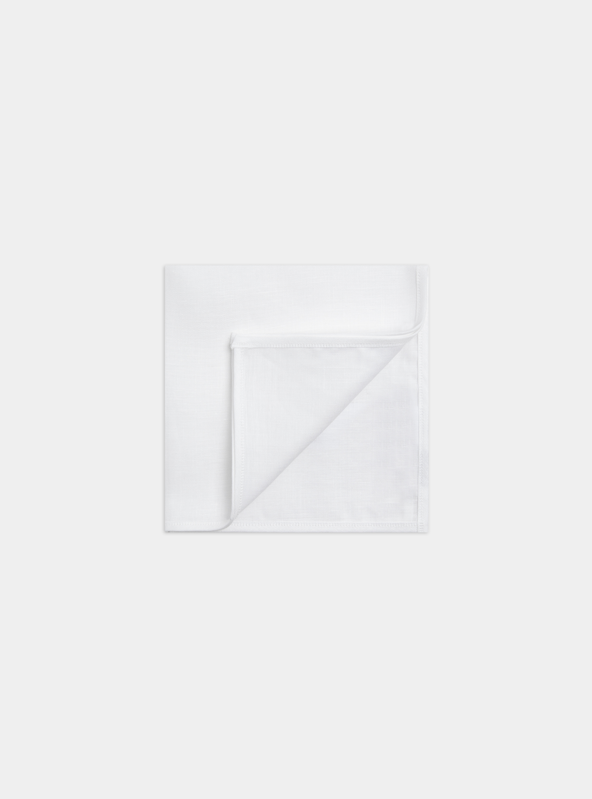 Pochette en lin, BLANC