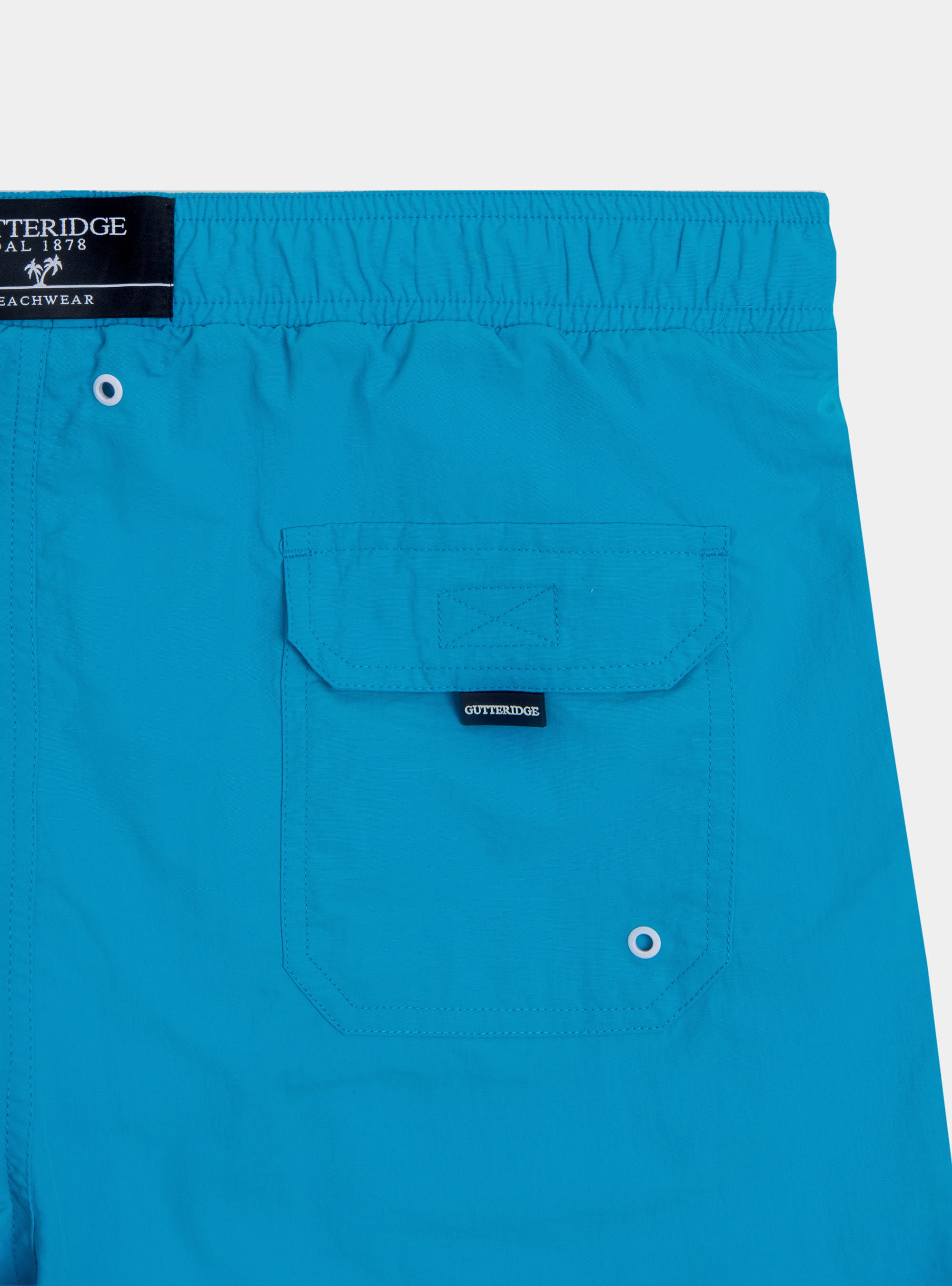 Einfache einfarbige Badehose, TURCHESE 0258C