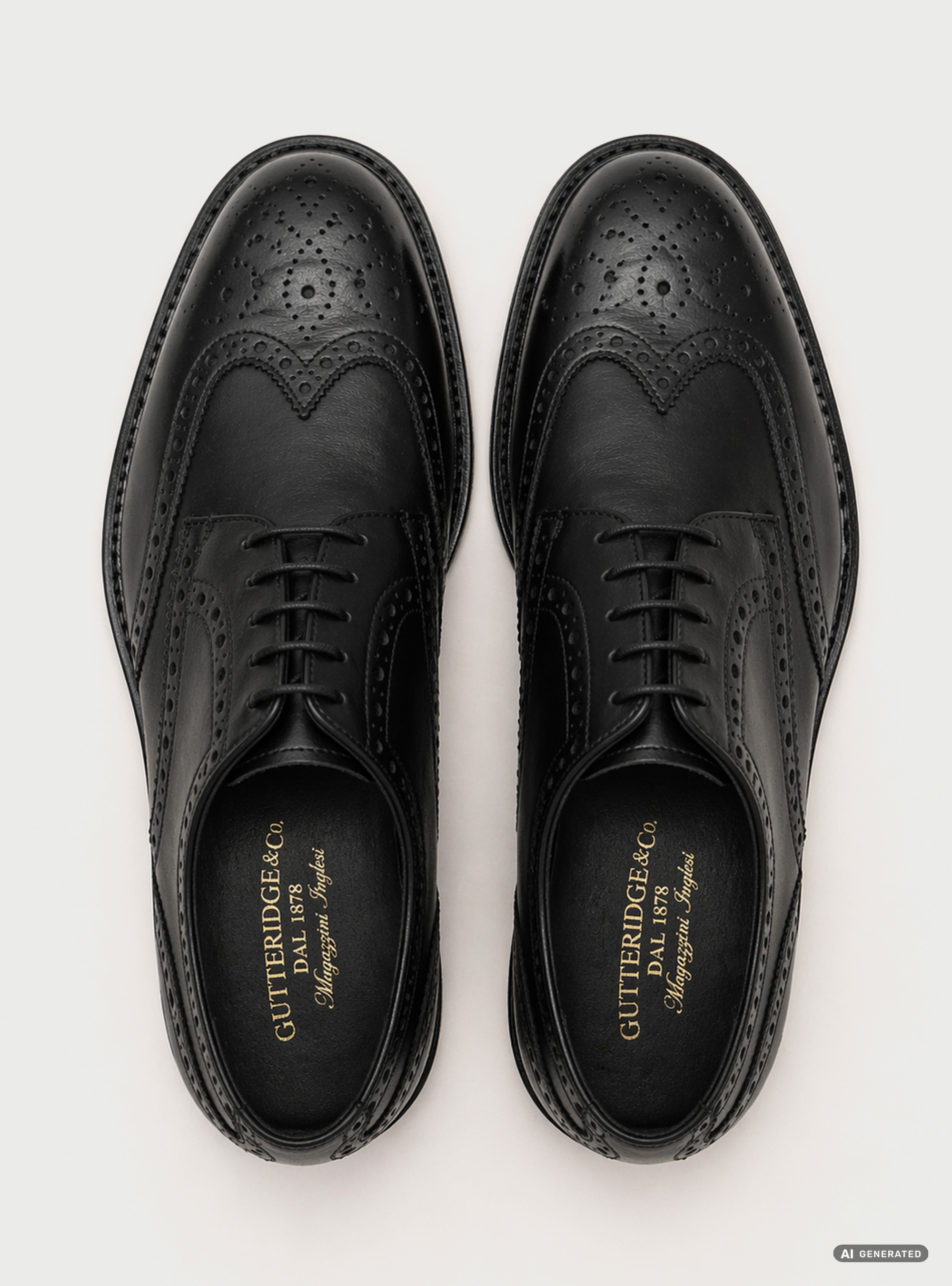 Textured Leather Lace-Up Derby Shoes, BLACK