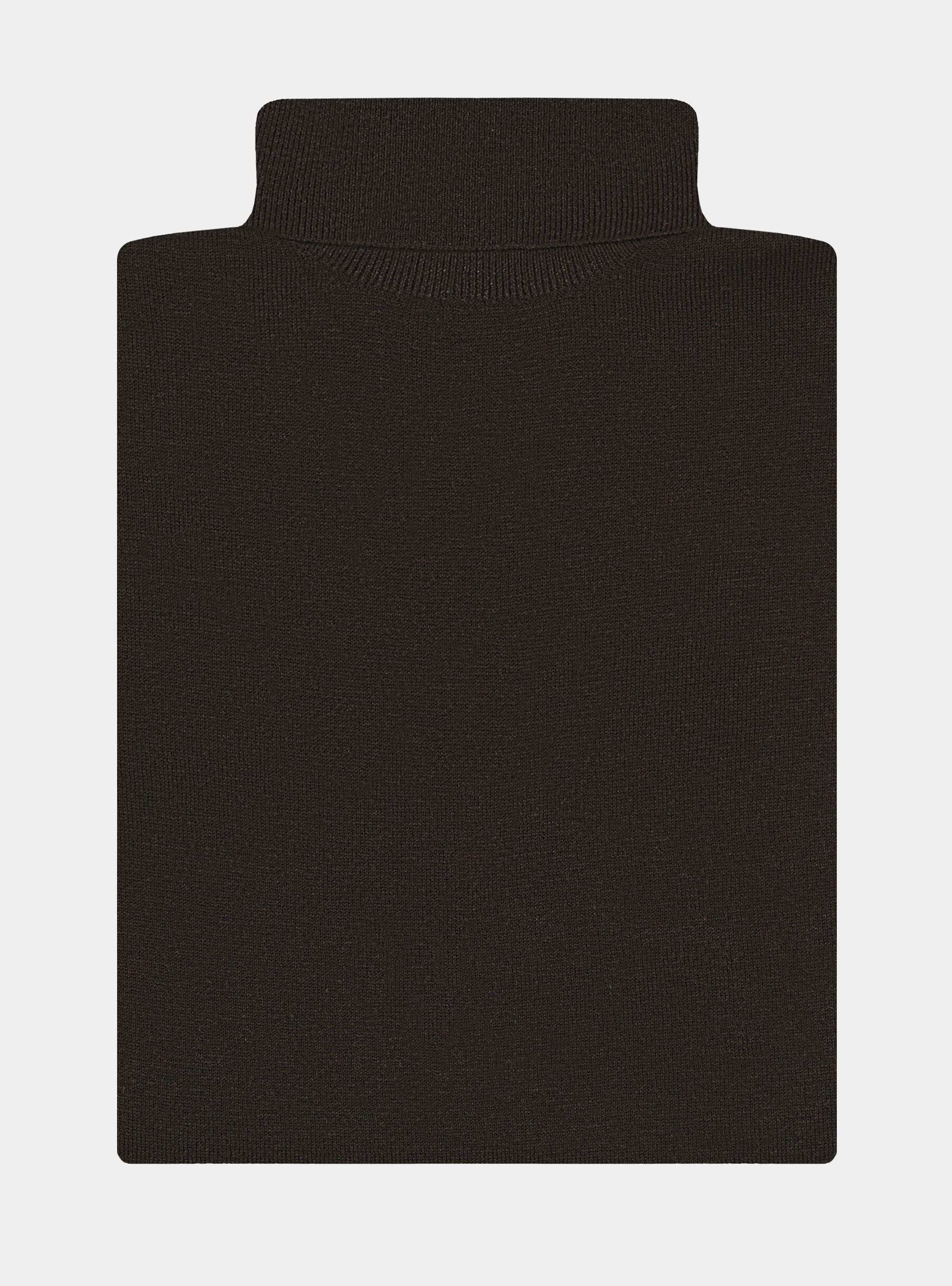 Dolcevita in cotone seta e cashmere, MARRONE
