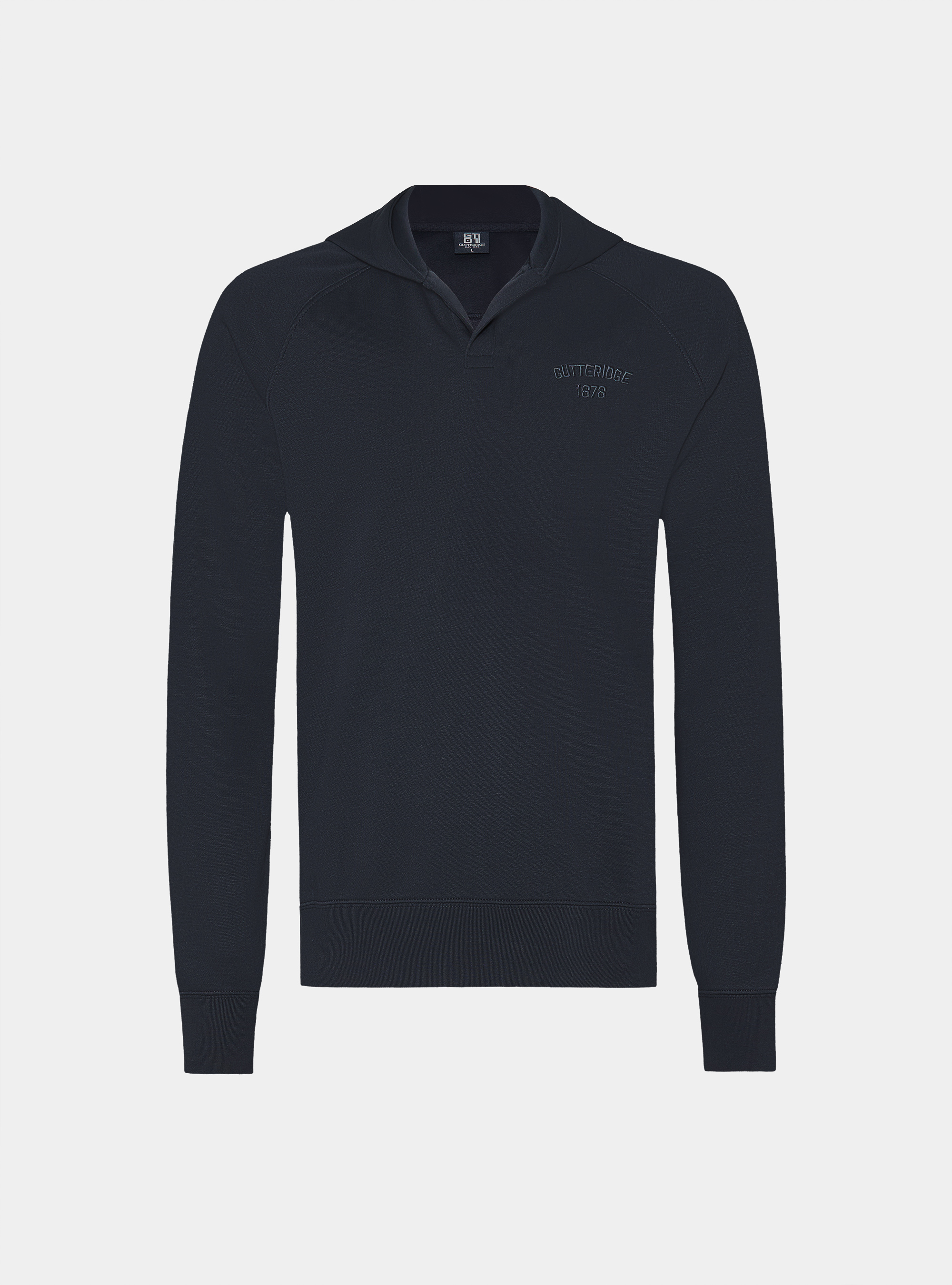 Sudadera con capucha GT01 en mezcla de algod&oacute;n, AZUL MARINO