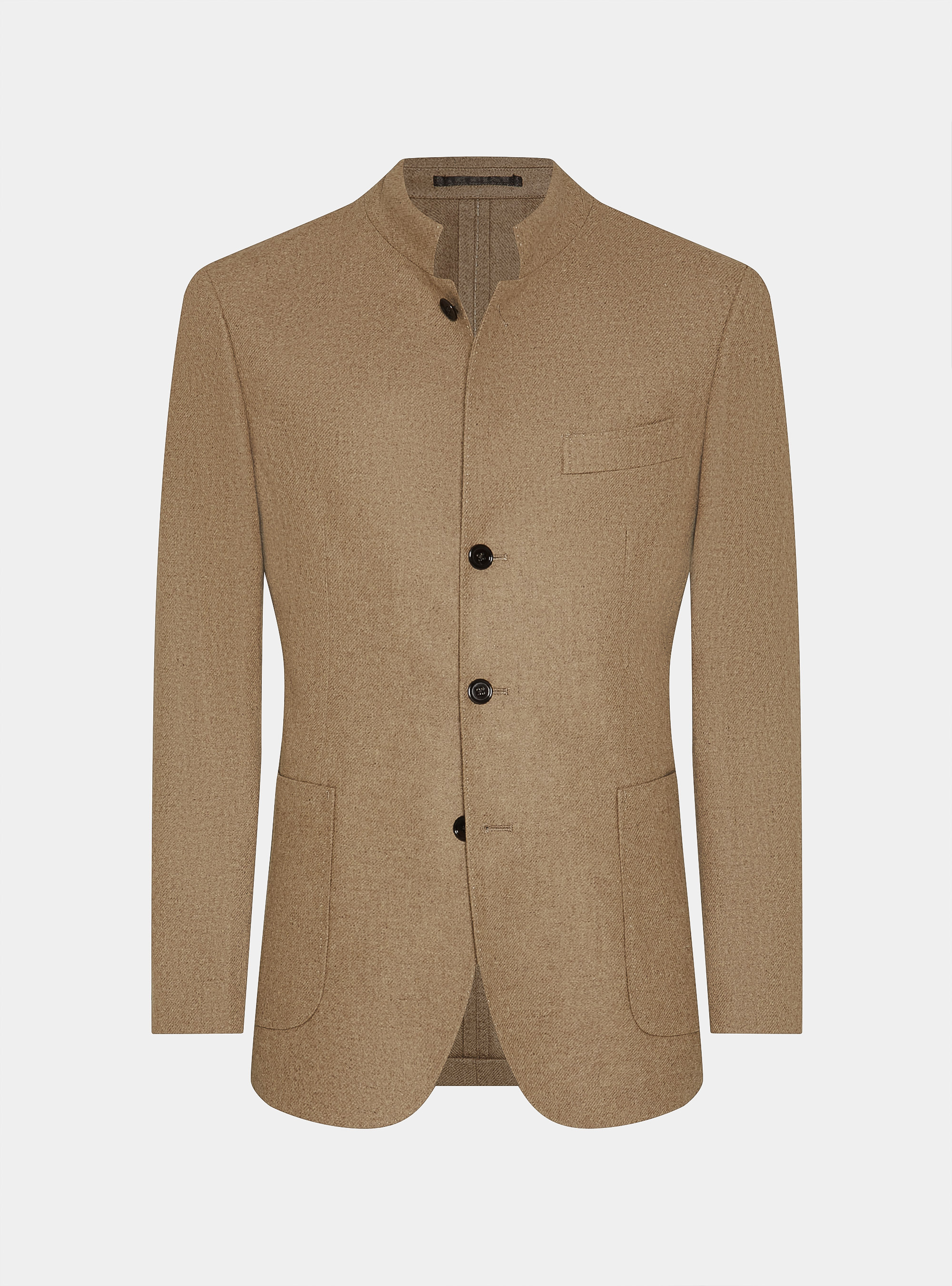 Korean wool flannel blazer, CAMMELLO 0570C