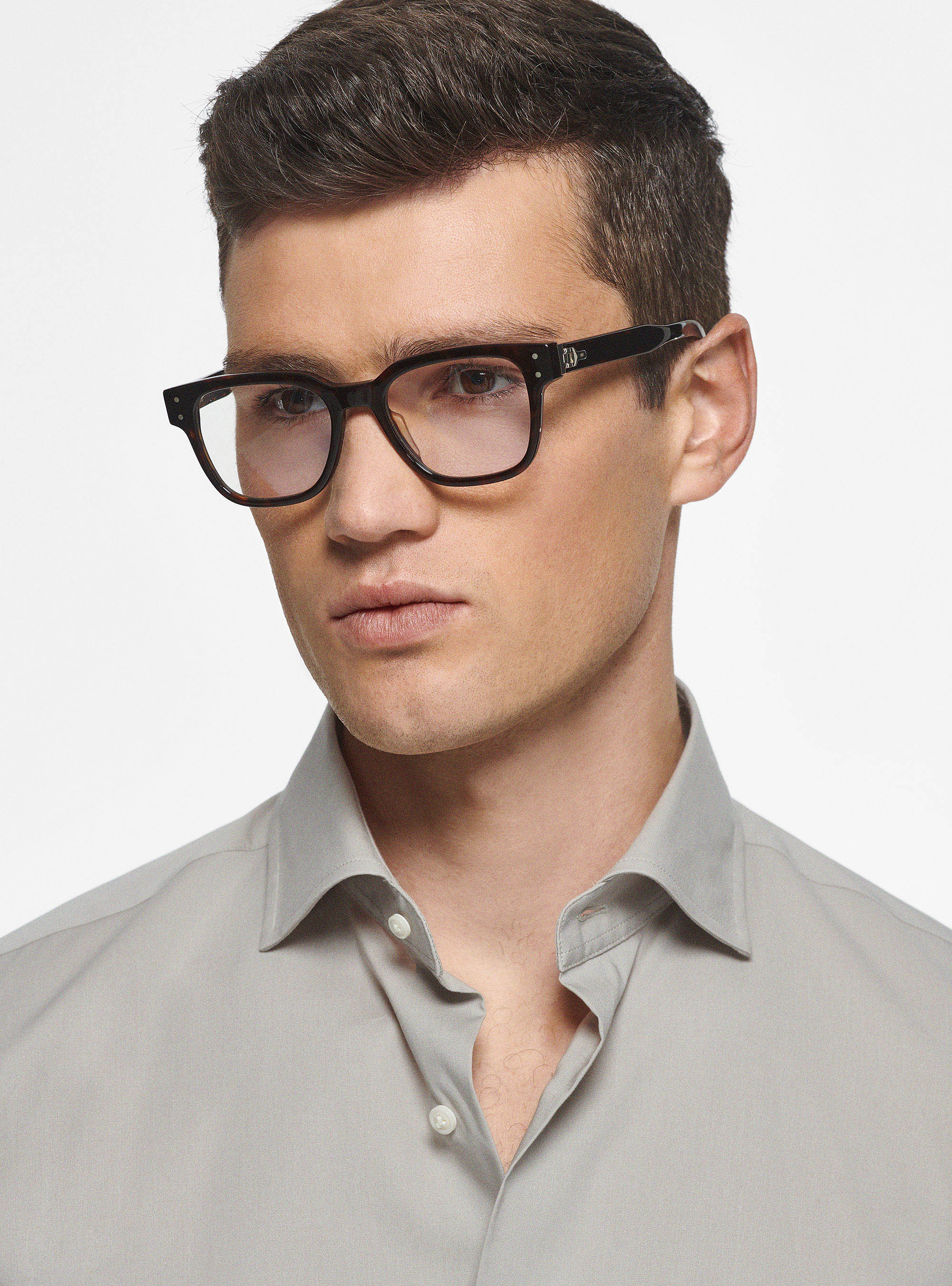 Stretch poplin shirt, PERLA 0178C