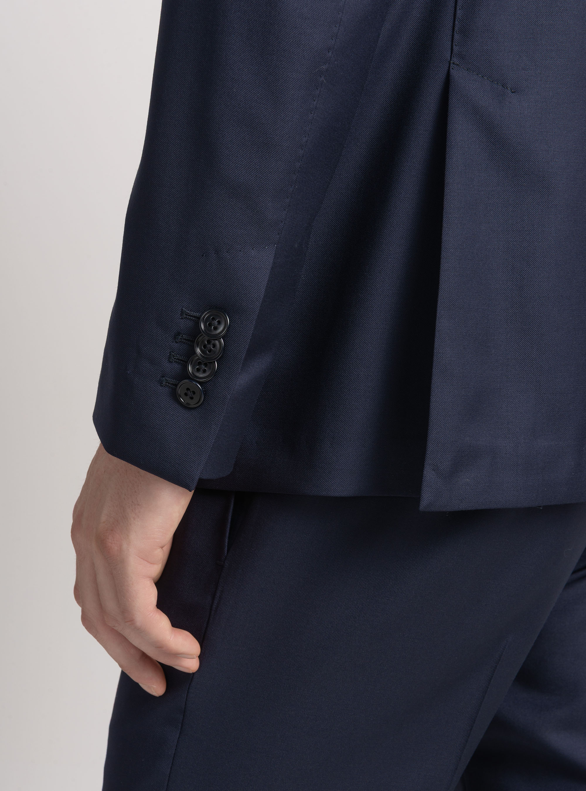 Pure wool suit blazer Vitale Barberis Canonico, NAVY BLUE