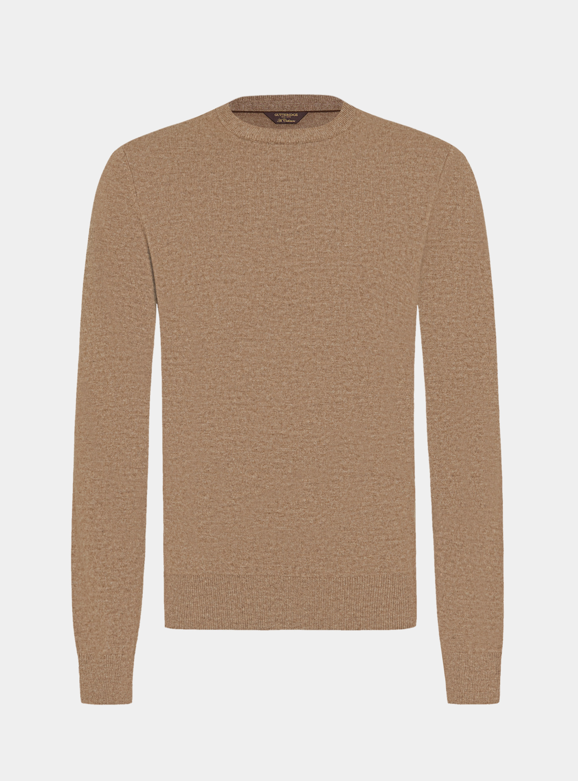 Lambswool and cashmere crew-neck sweater, MUD