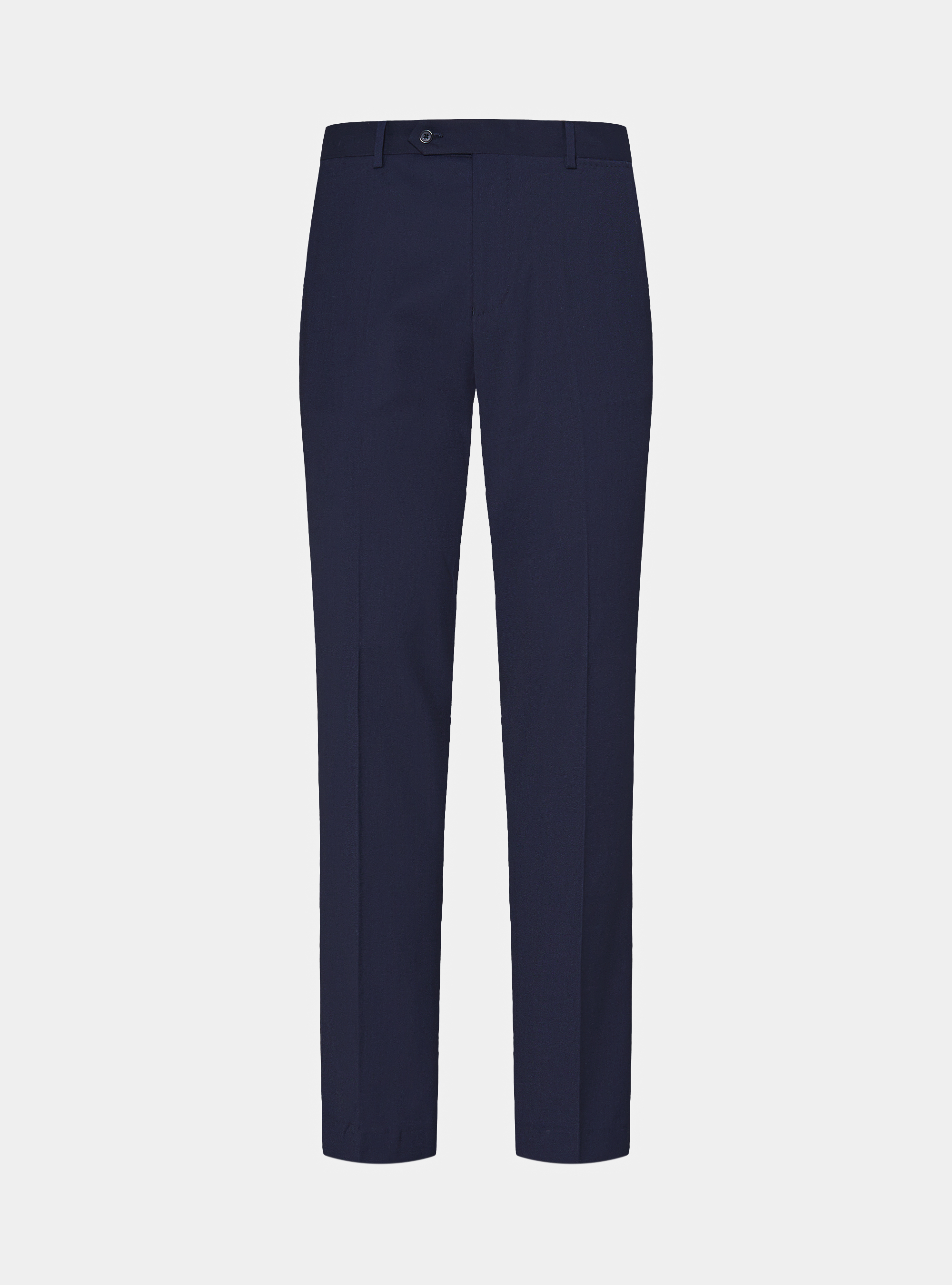 Slim-fit suit trousers, NAVY BLUE