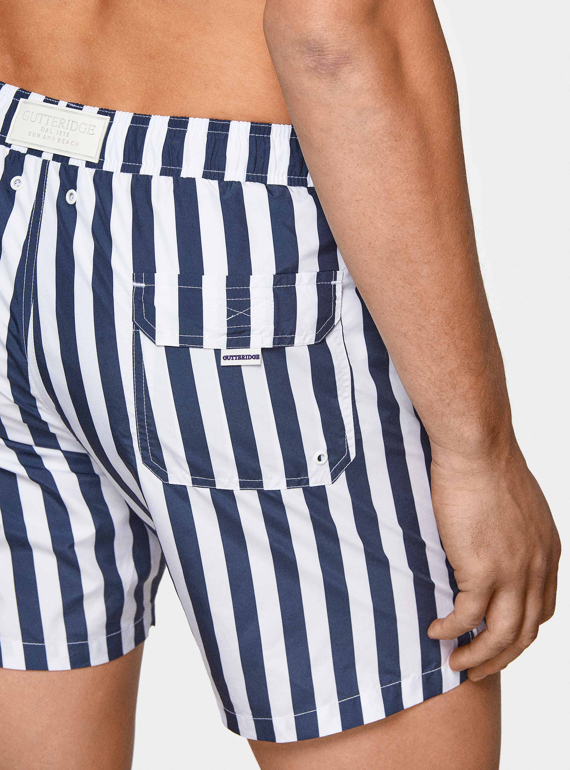 Costume da bagno riga larga, BLU NAVY