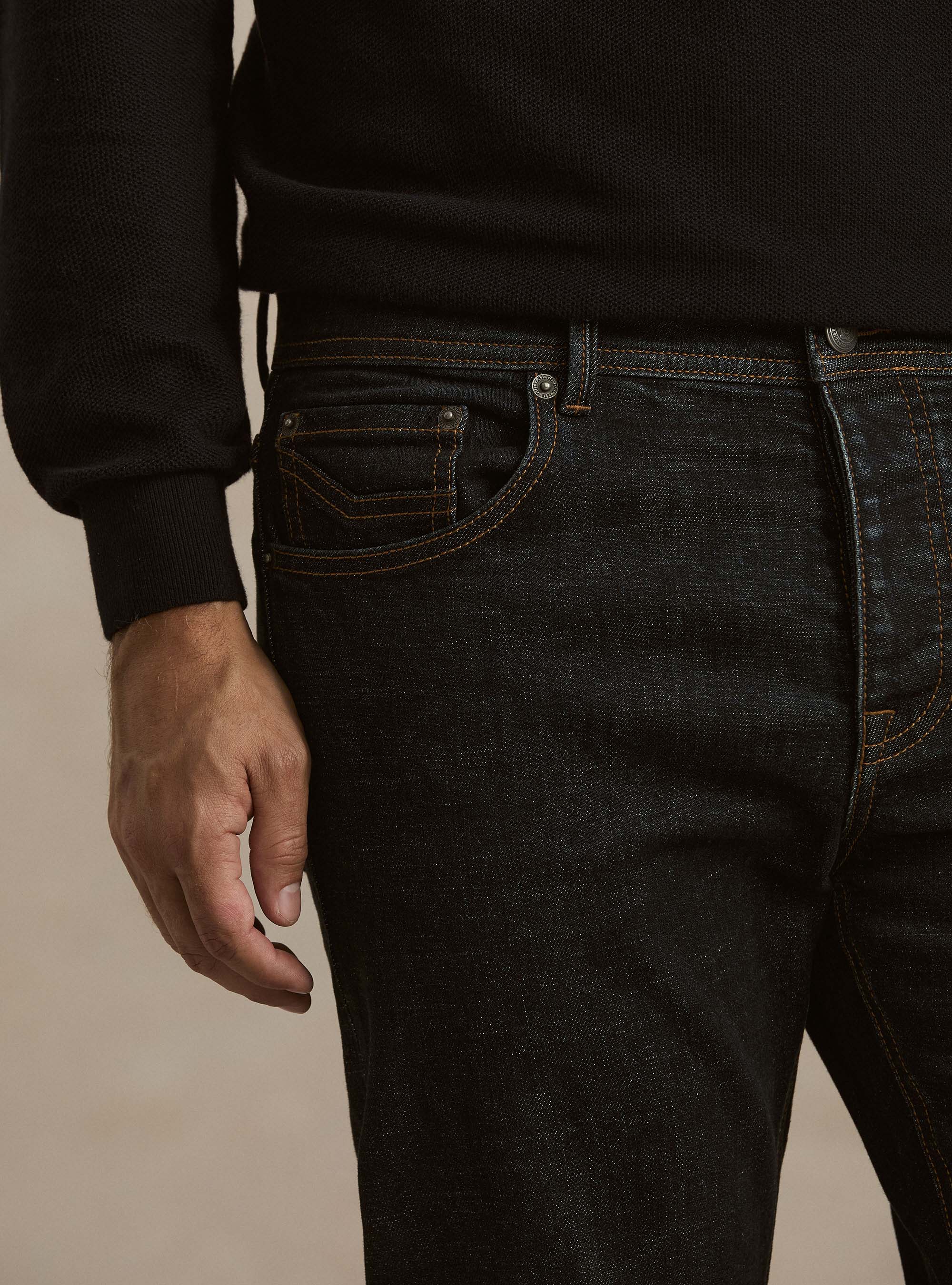 Denim rin&ccedil;age, BLEU MARINE