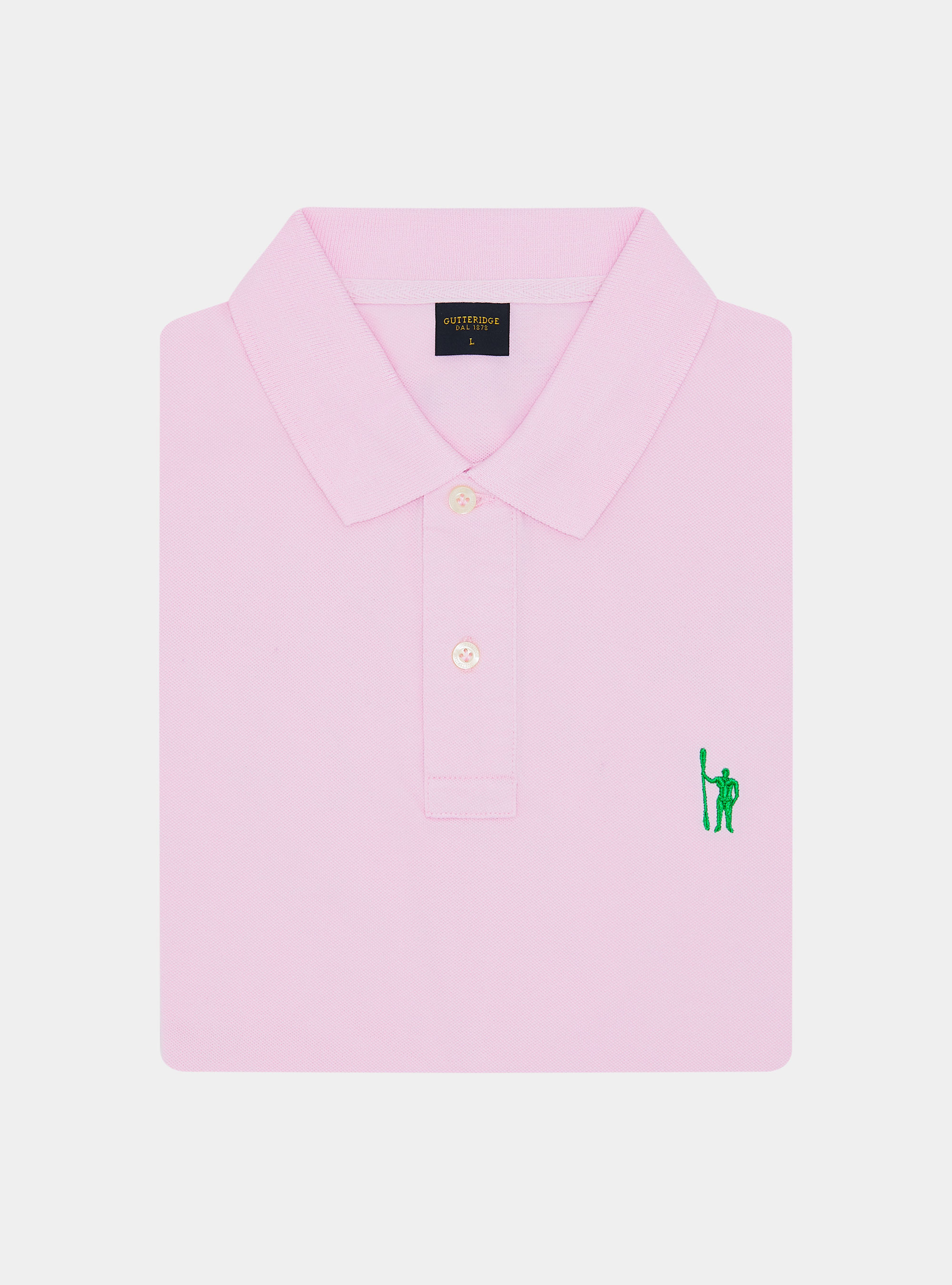 Polo de piqu&eacute; con bordado, ROSA