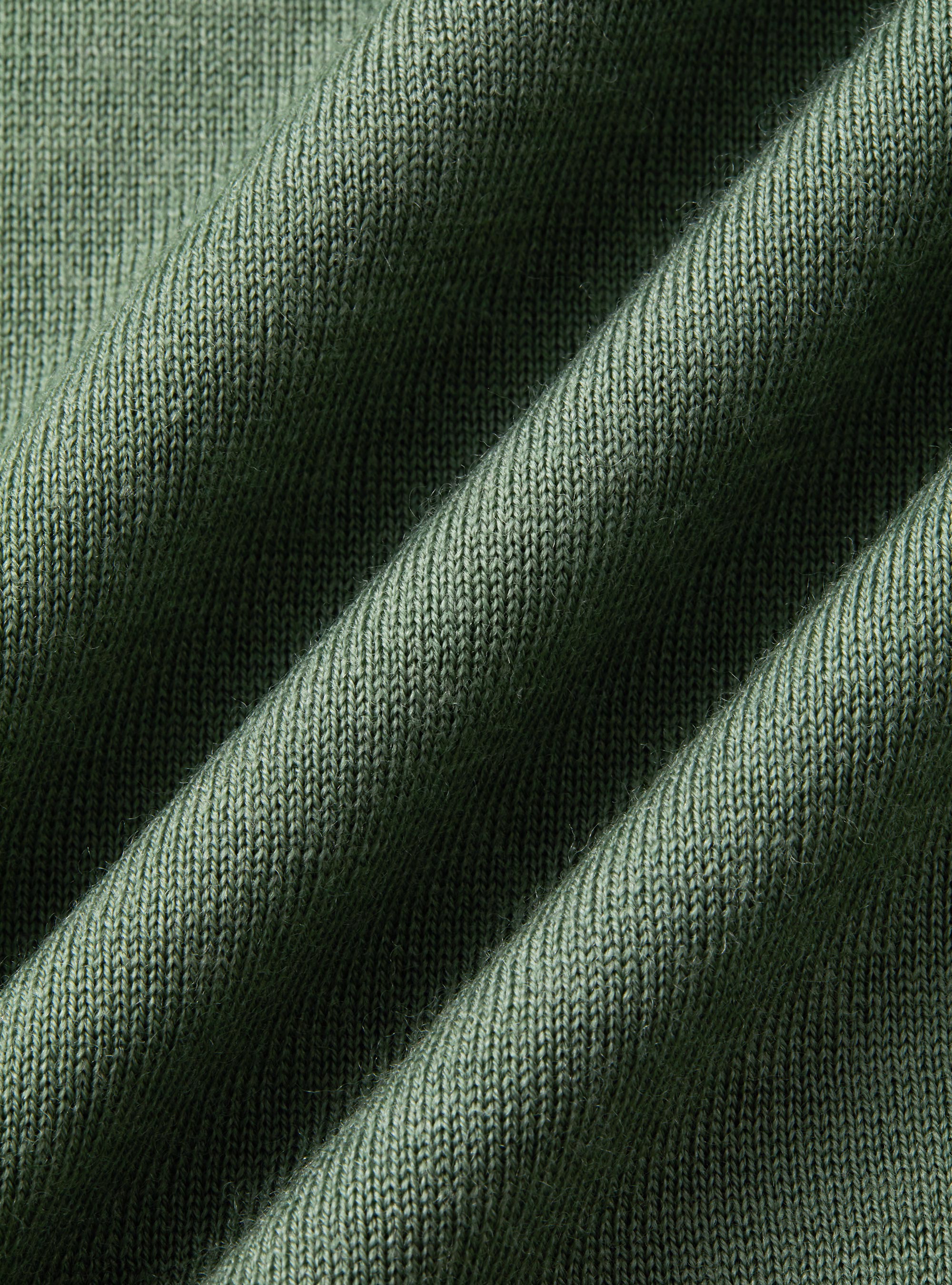 Turtleneck in pure extra-fine merino wool, SALVIA 0602C