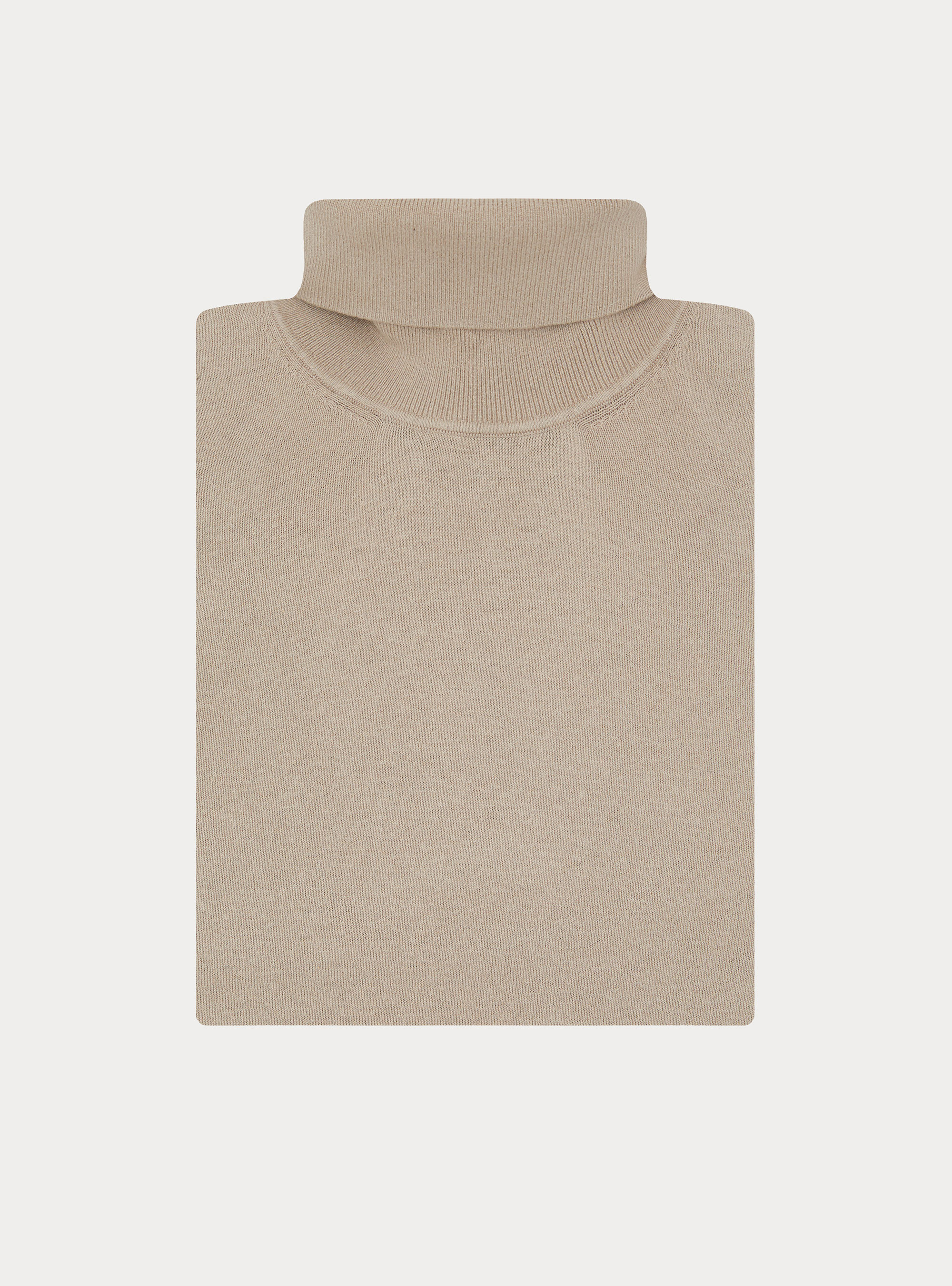 Rollkragenpullover aus Baumwolle und Kaschmir, SABBIA 0561C