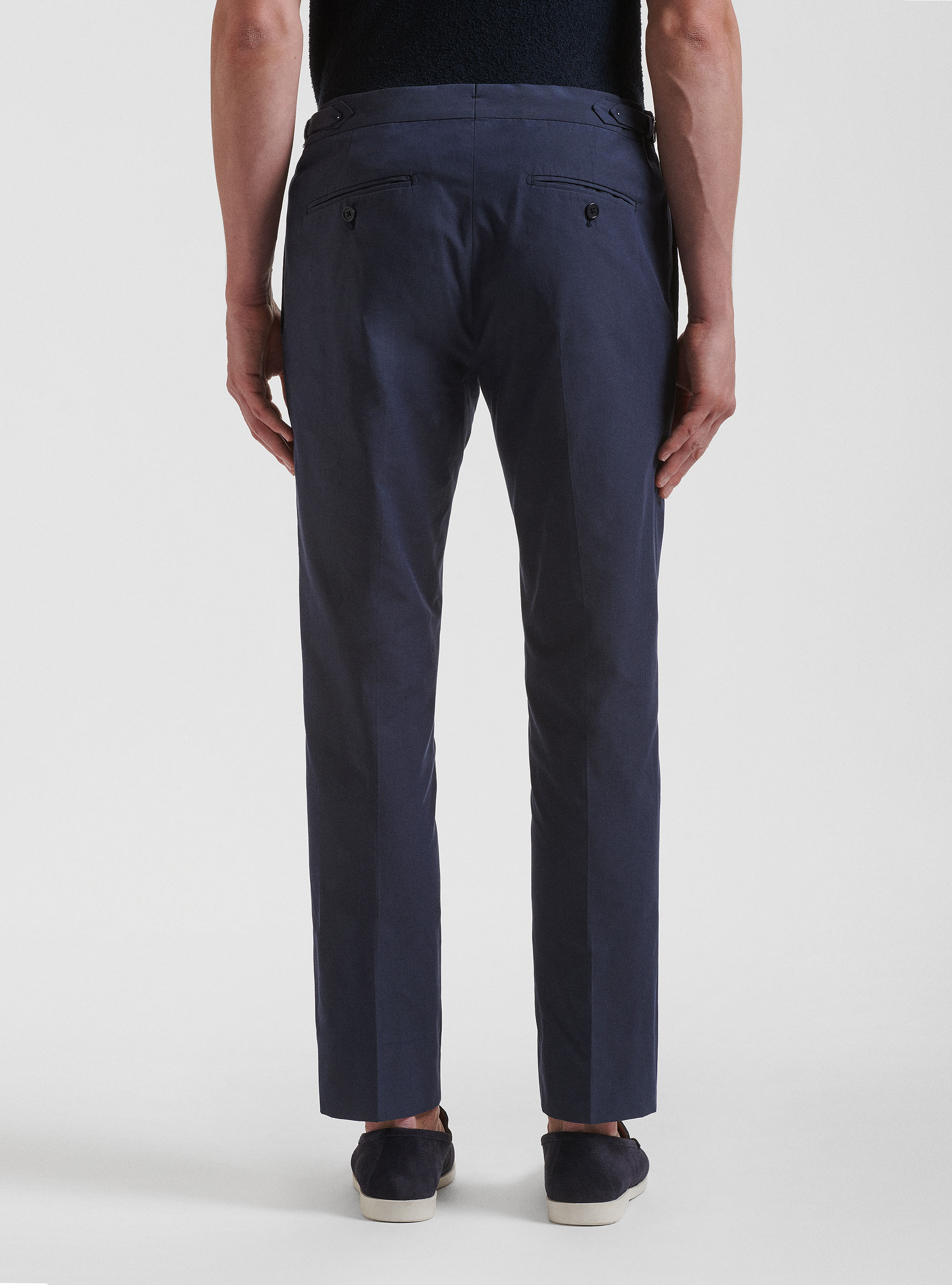 Pantaloni per abito in misto cotone DUEMILAGORI, BLU NAVY