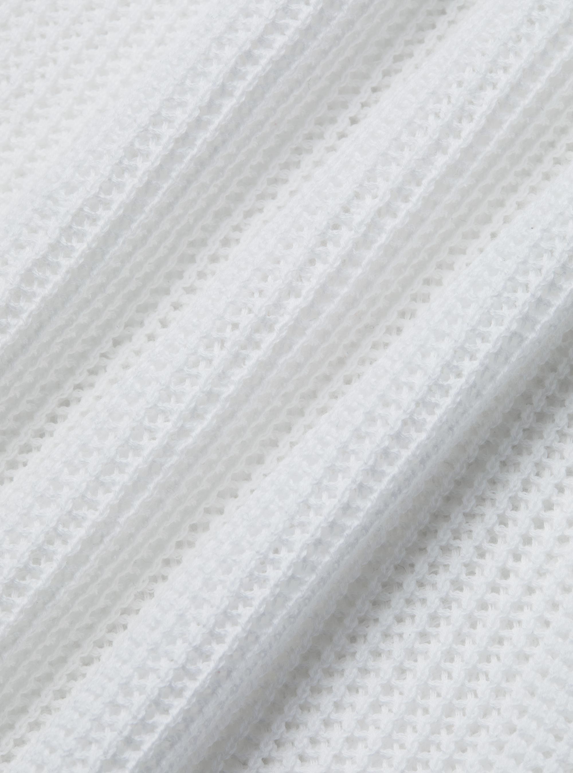 Geh&auml;keltes Poloshirt, BIANCO 0099C