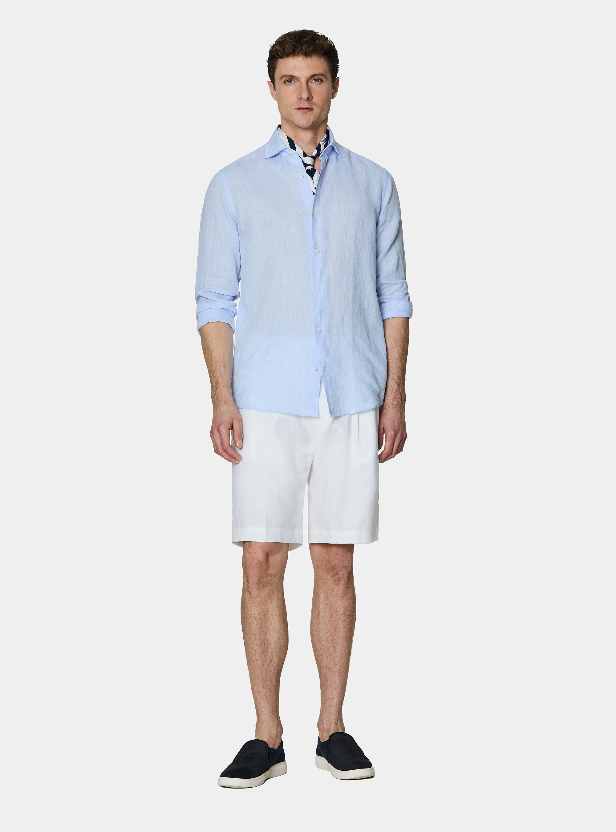 Pure linen shirt, LIGHT BLUE