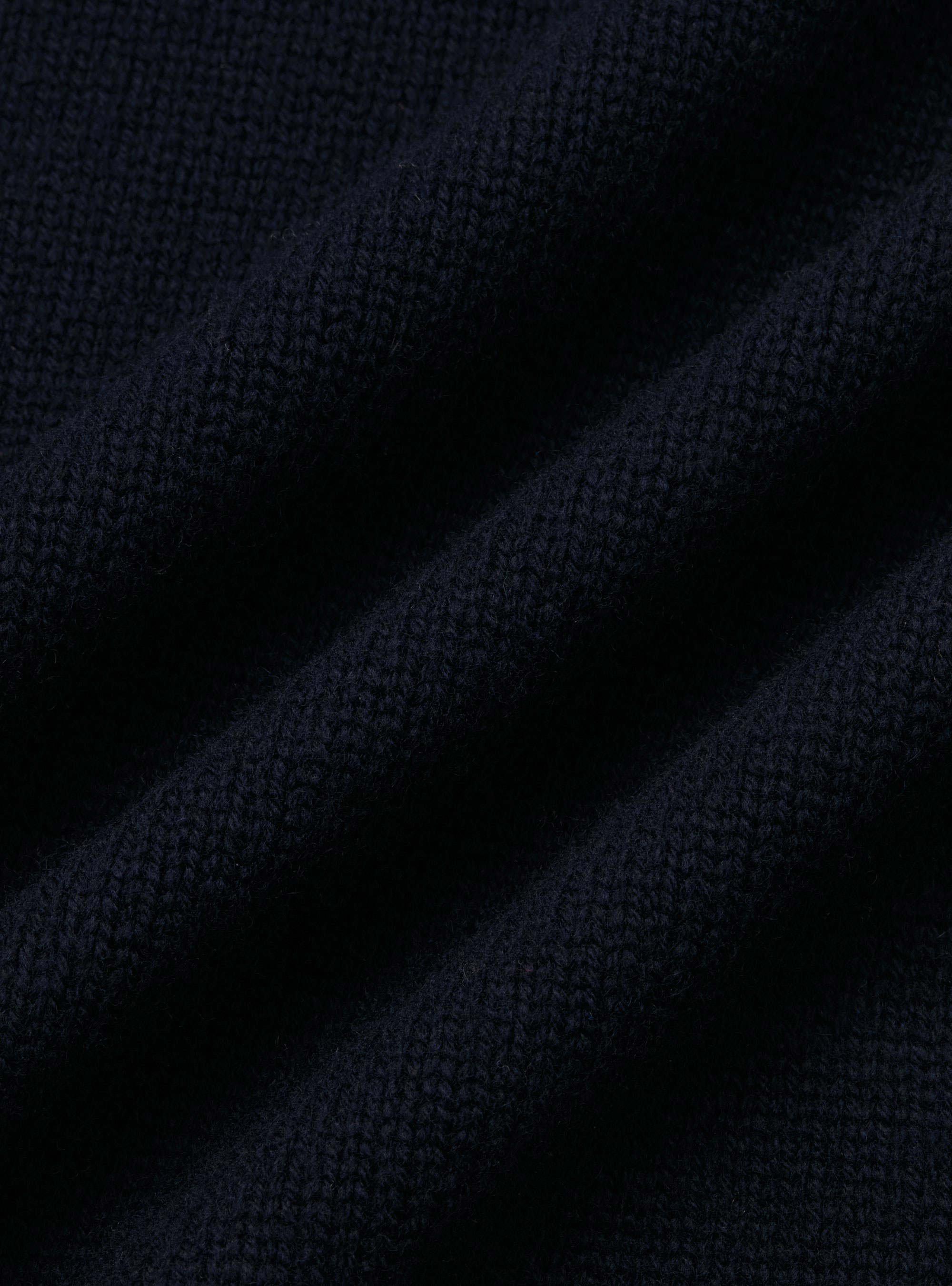 Button-up wool and cashmere cardigan, NAVY BLUE