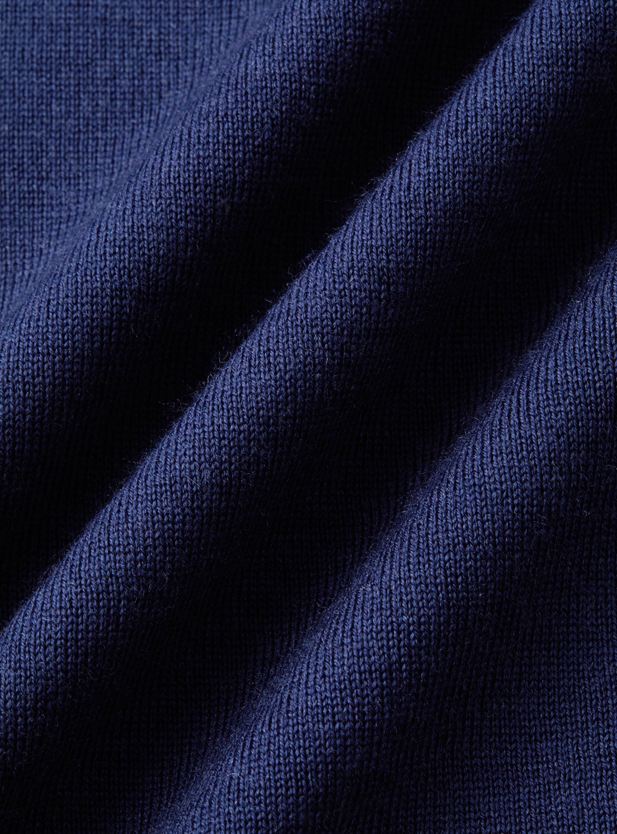 Turtleneck in pure extra-fine merino wool, INK