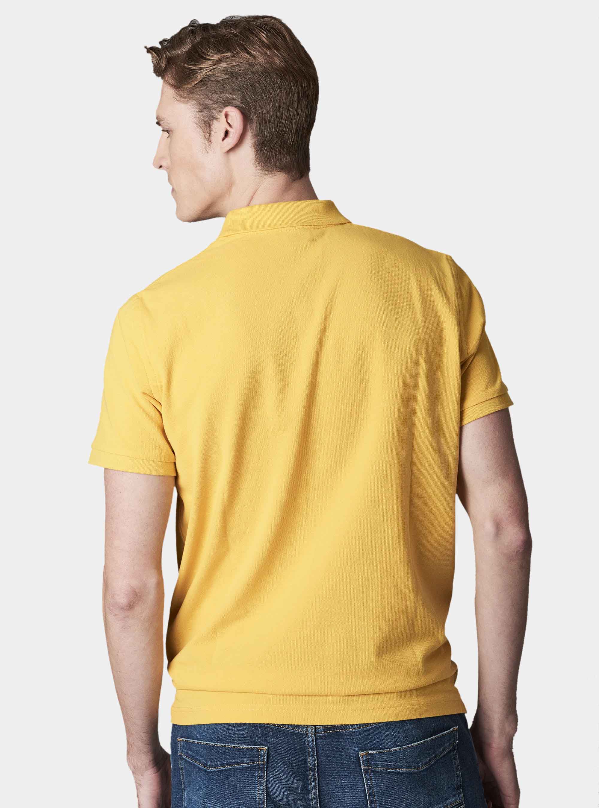 Basic piquet polo, YELLOW
