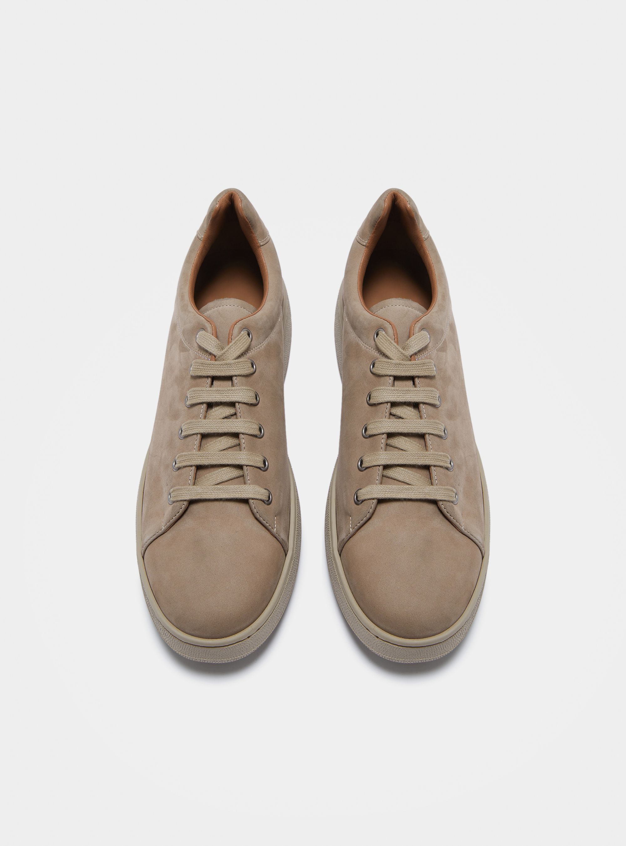Nubuck Sneakers, ECRU