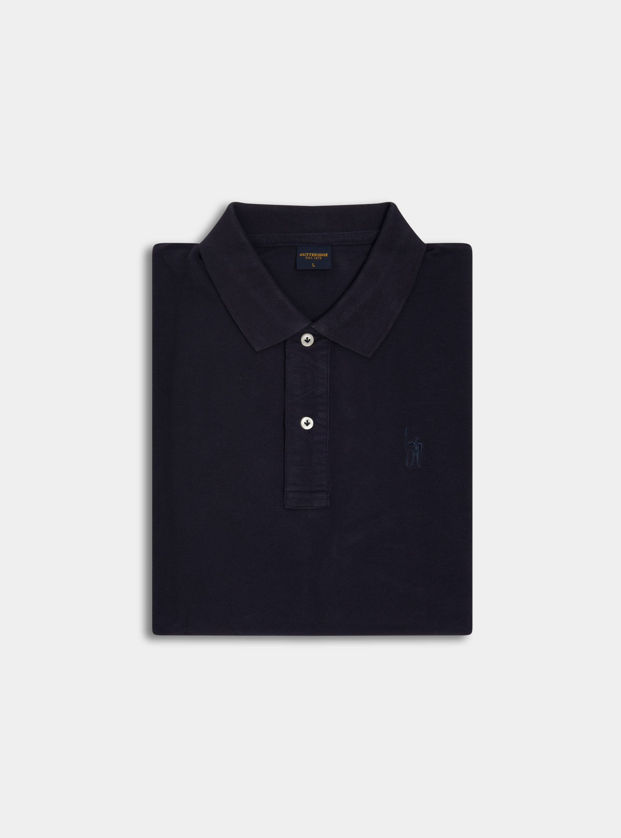 Polo classique en piqu&eacute;, BLEU MARINE