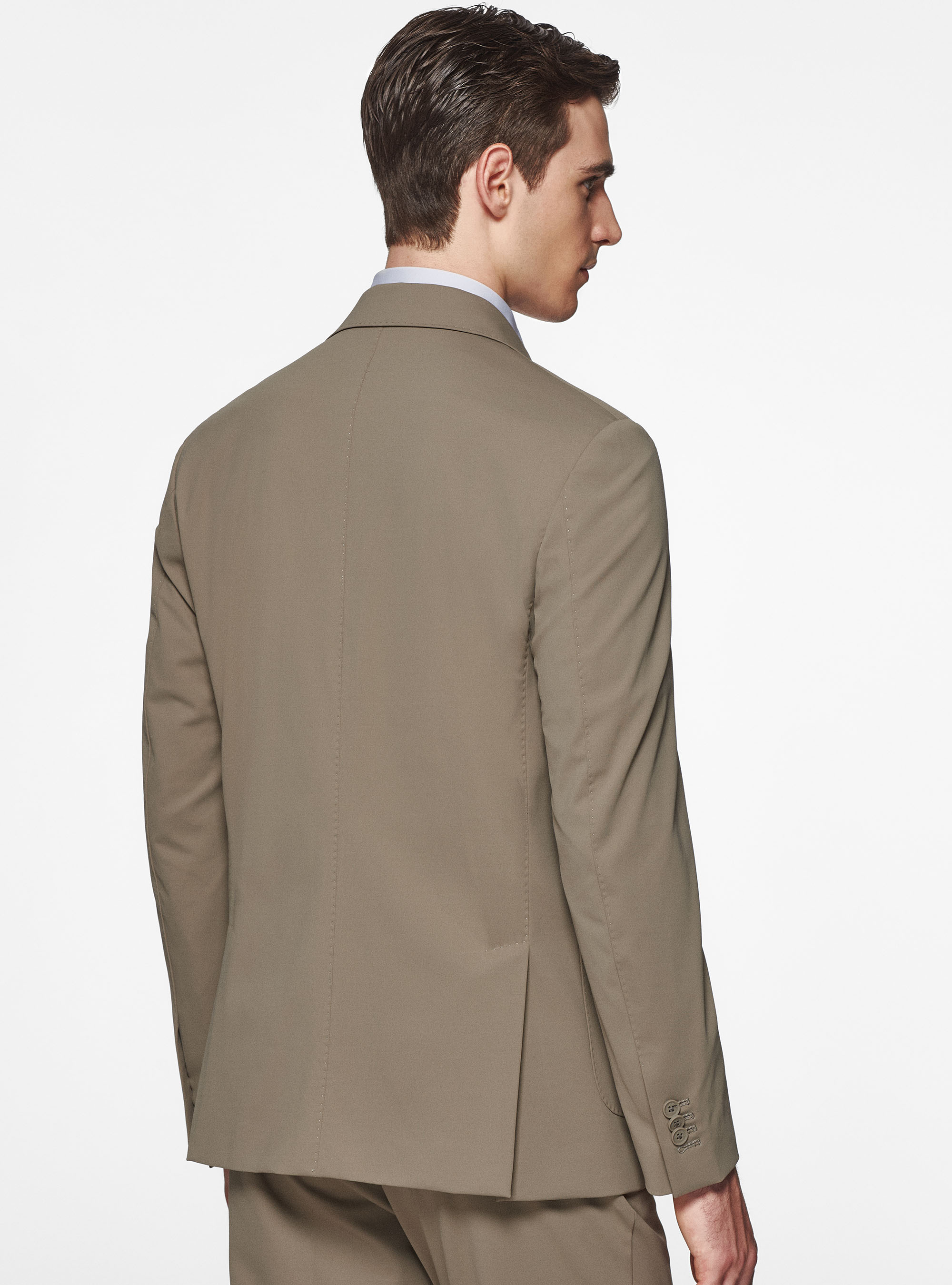Giacca GT01 in nylon elasticizzato, FANGO