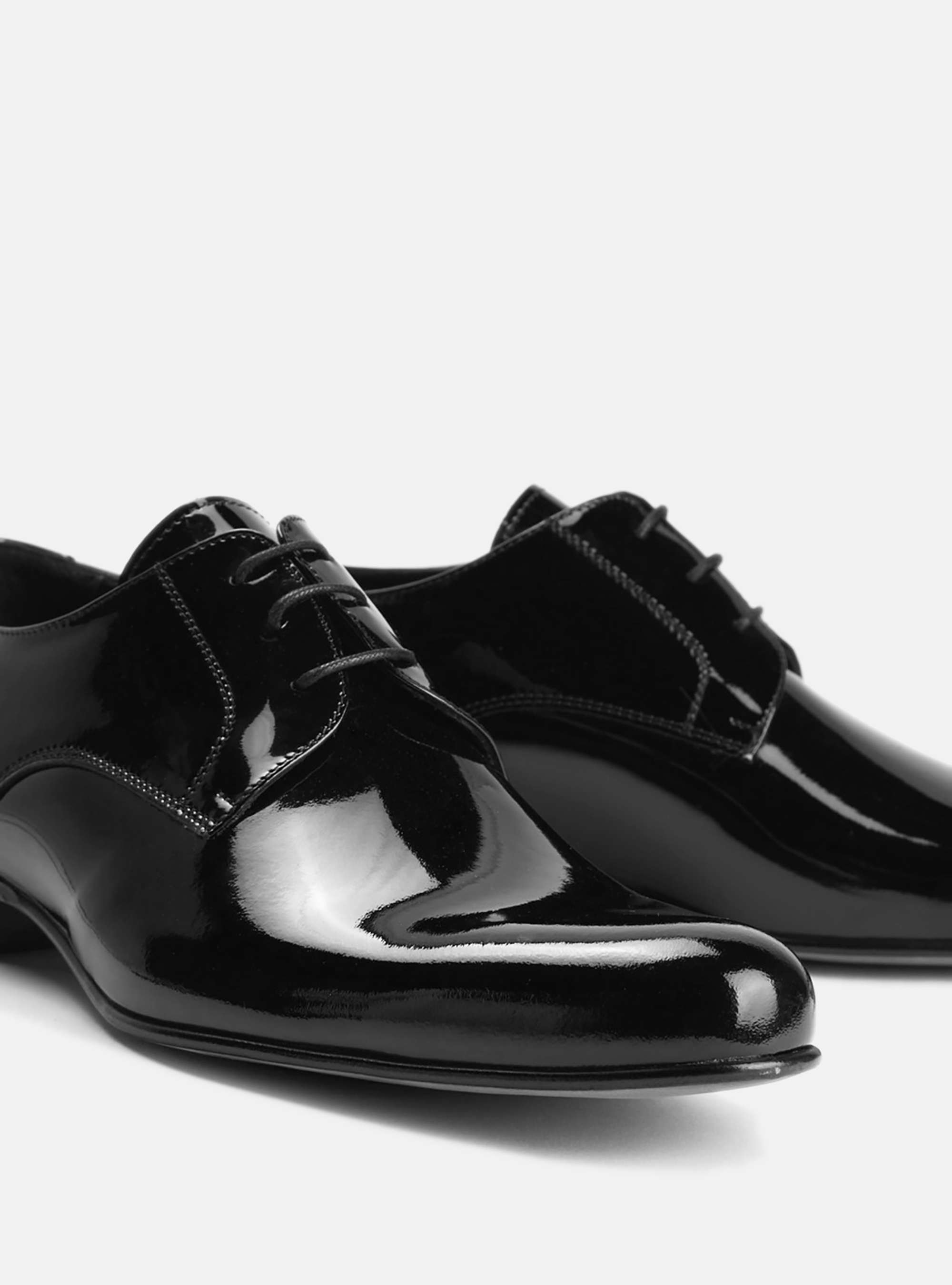 ZAPATO BRILLANTES DE ESMOQUIN, NEGRO