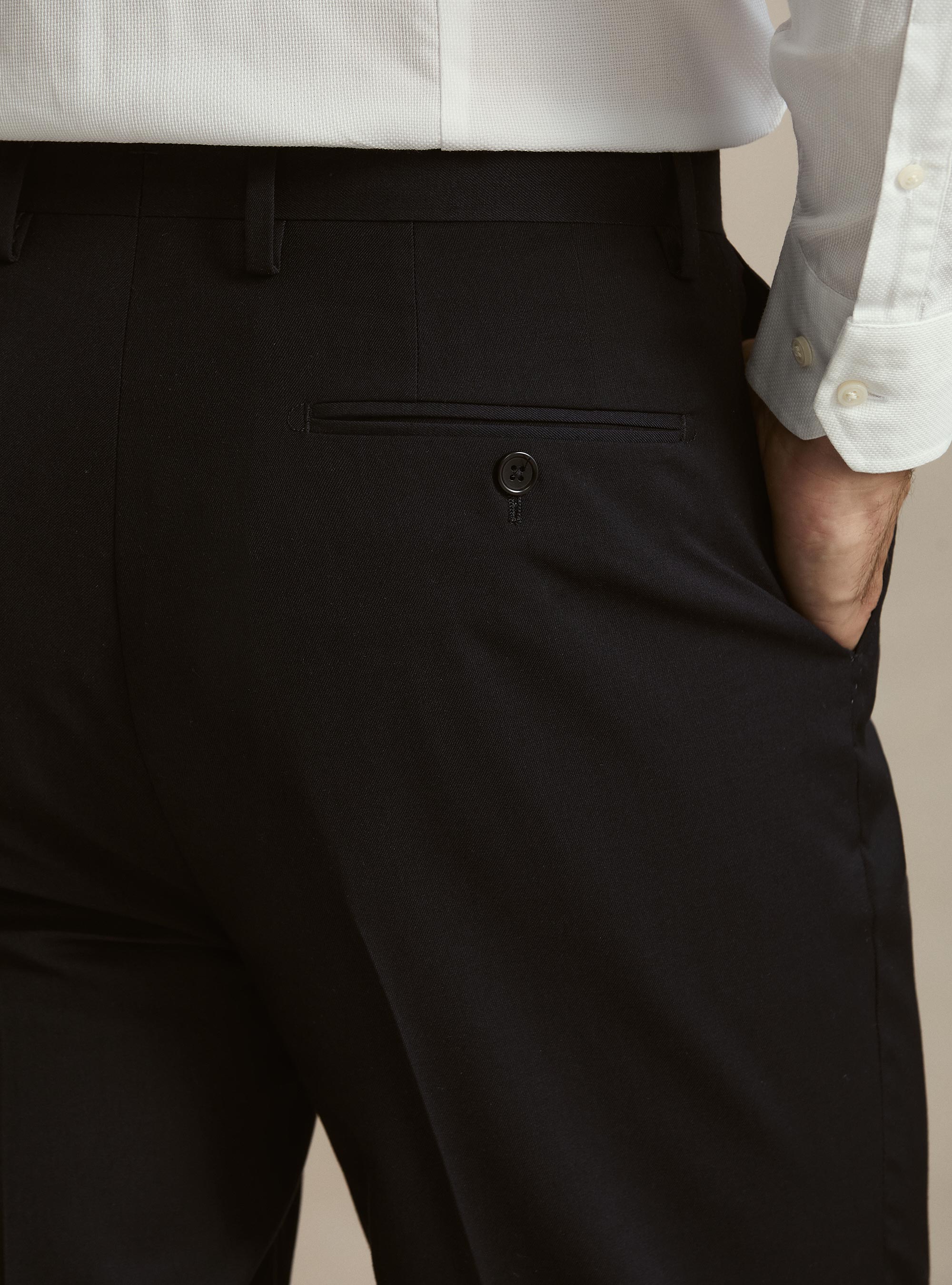 Tailored trousers, NAVY BLUE