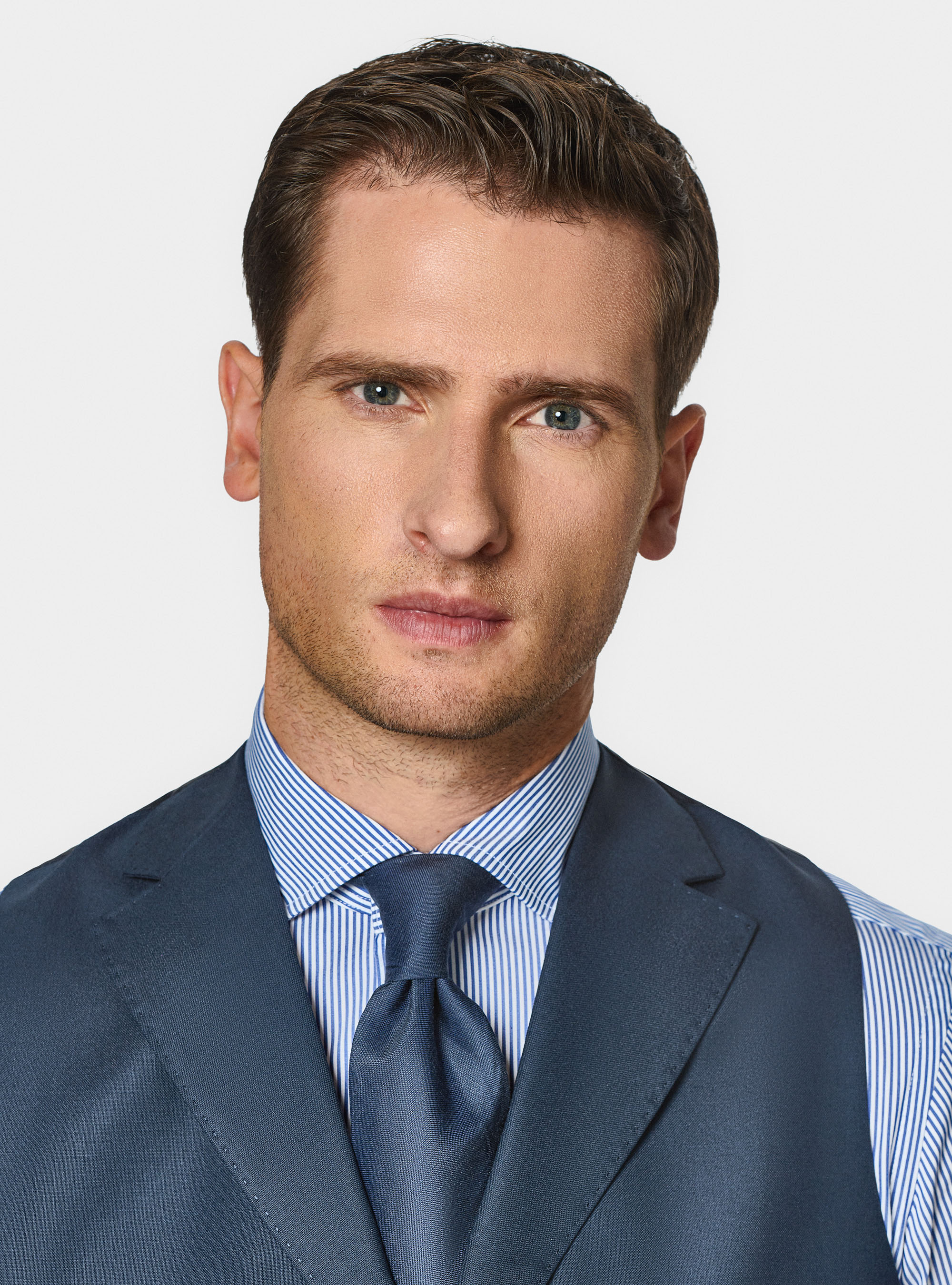 Single-breasted waistcoat in pure wool Vitale barberis Canonico, MULTICOLOR