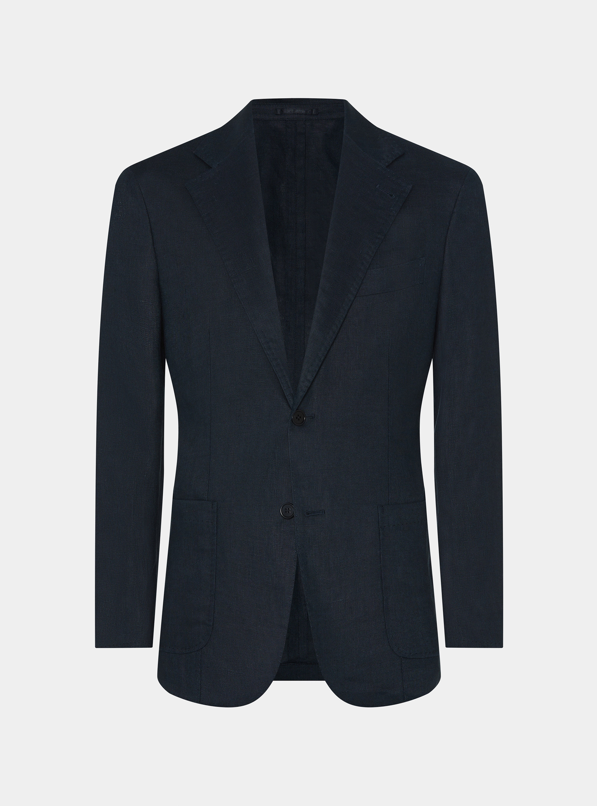 Giacca abito in puro lino, BLU NAVY