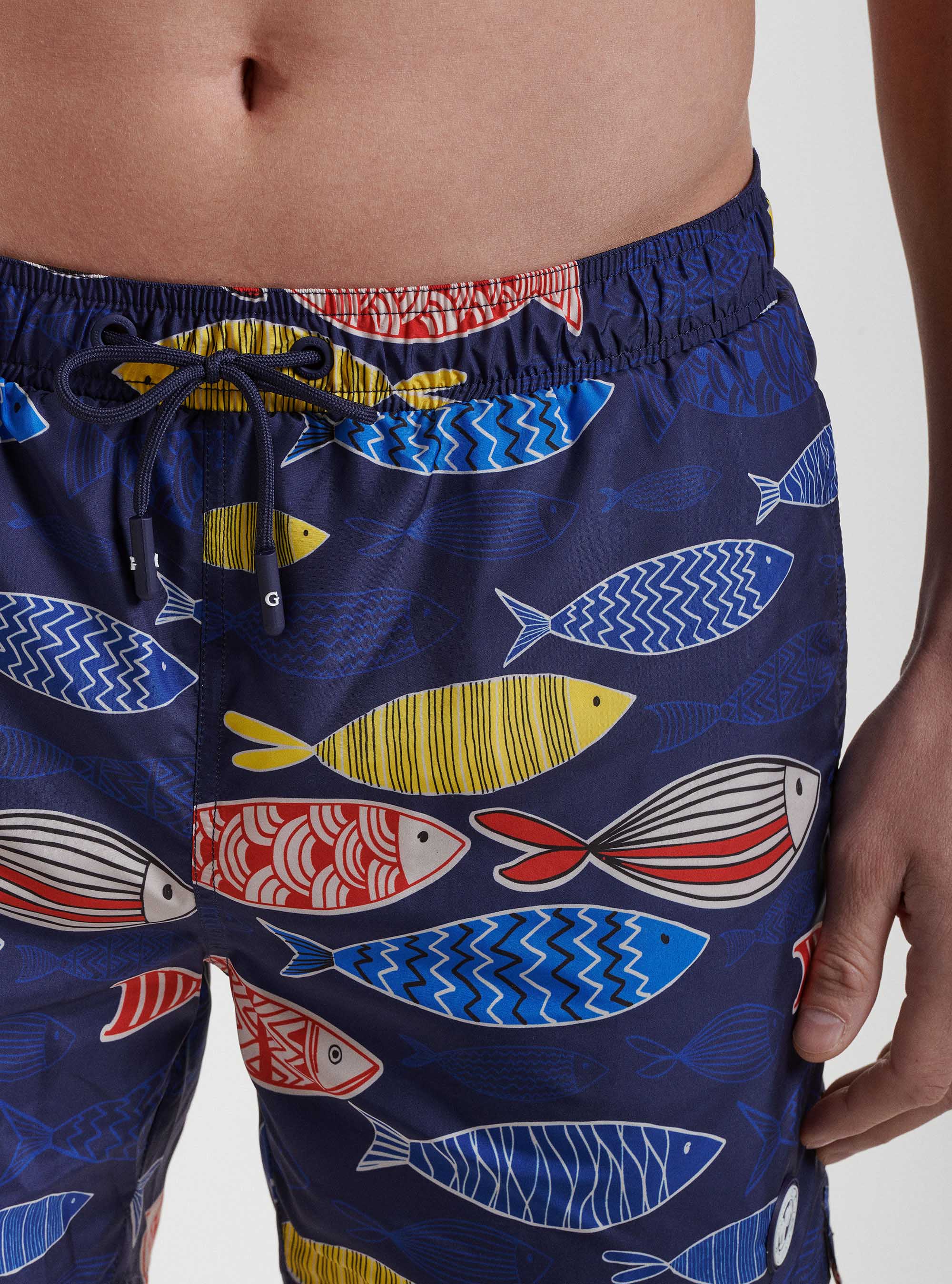 Fisch Fantasie Badebekleidung, BLUE 0241C
