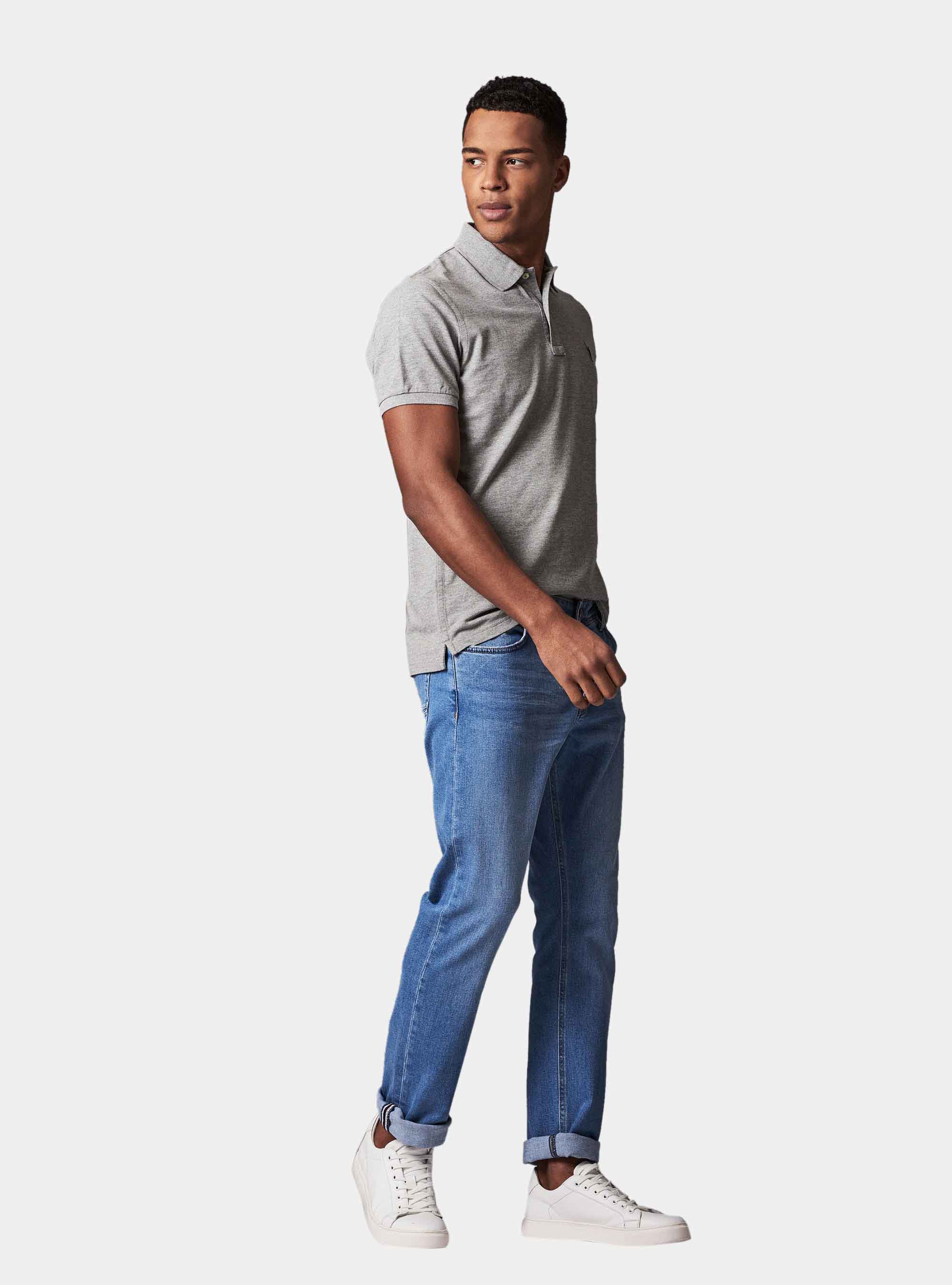 Basic piquet polo, GREY