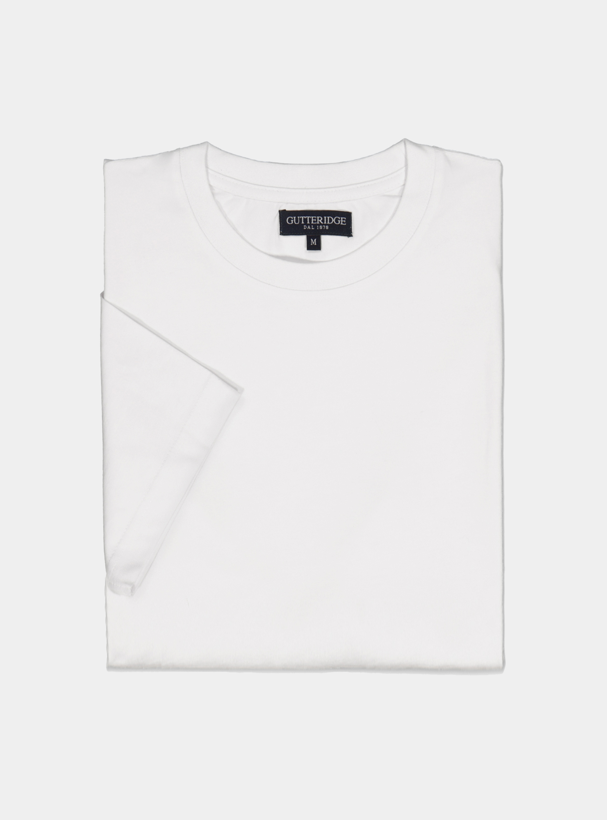Tshirt in jersey di cotone tinta unita, BLANC