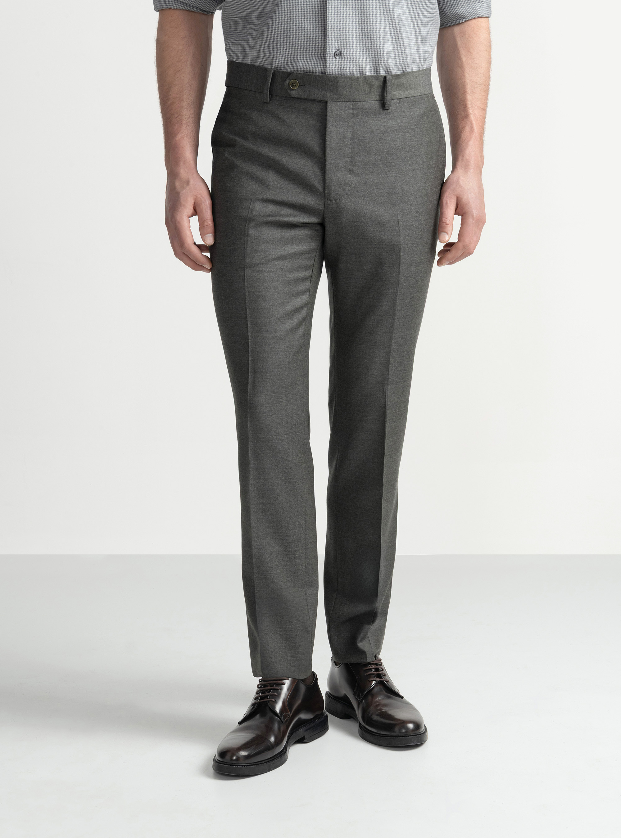 Pure wool suit trousers Vitale Barberis Canonico, GREEN