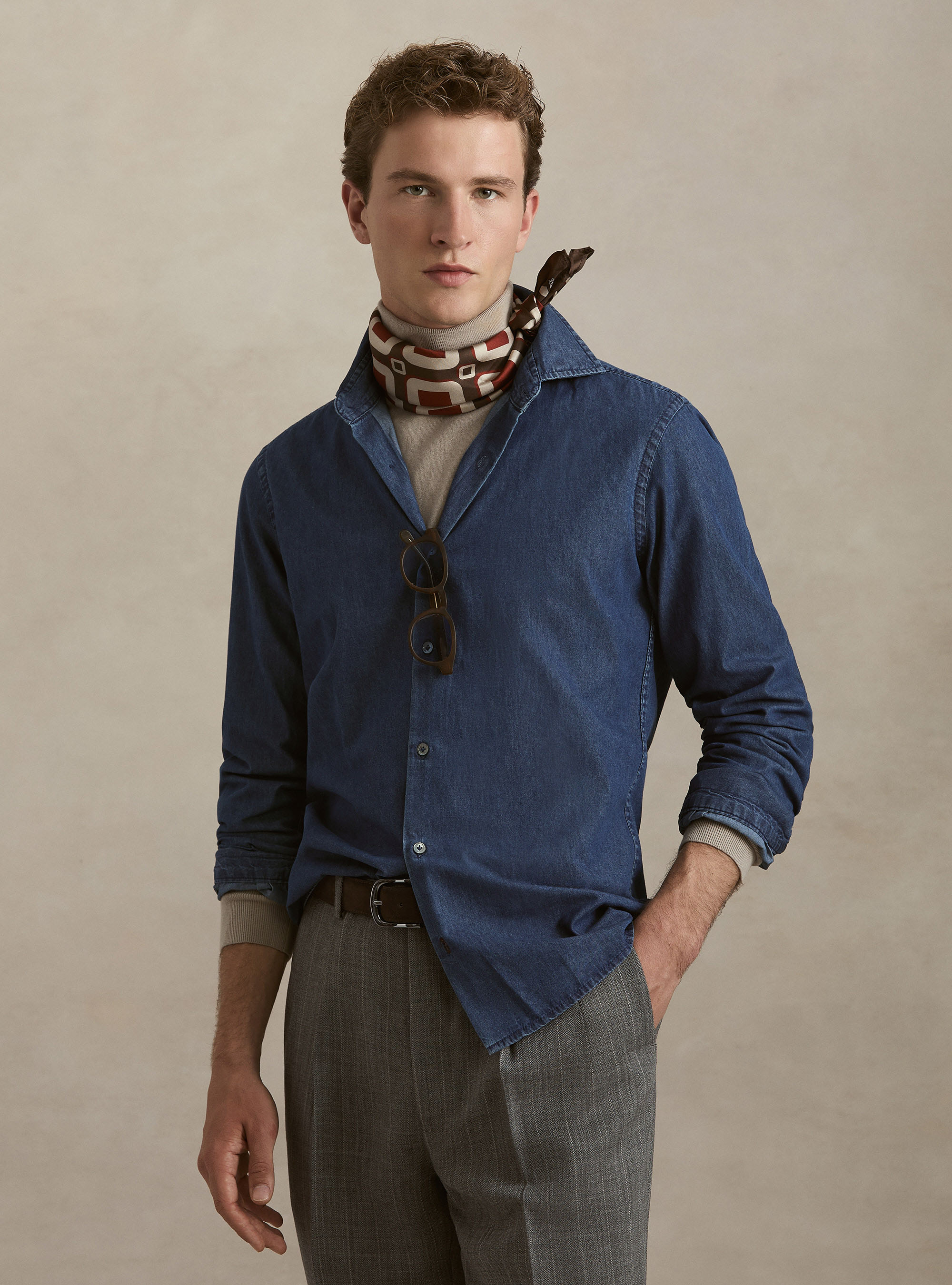 Denimhemd, BLUE 0241C