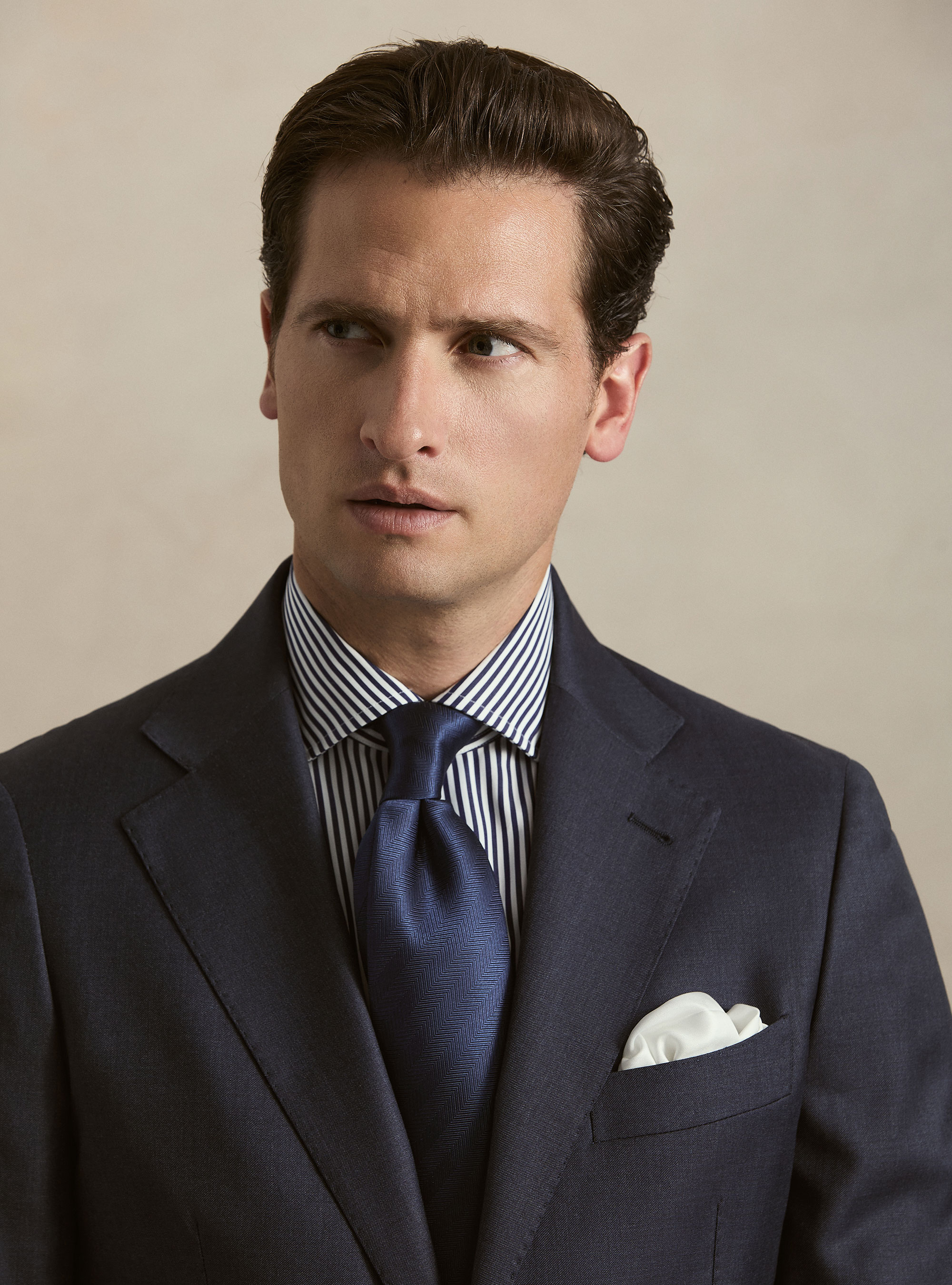 Pure wool suit blazer by Vitale Barberis Canonico, INK