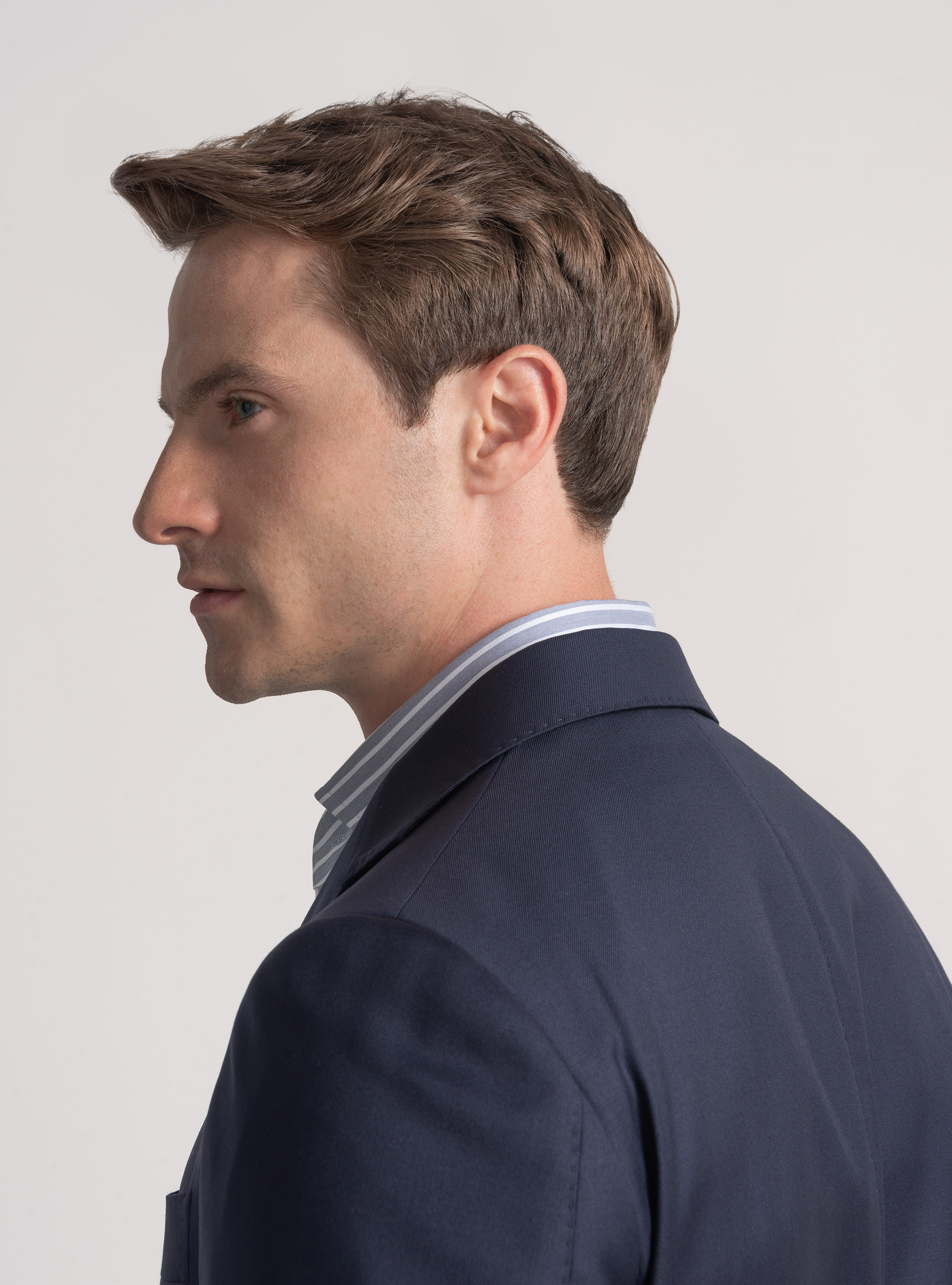 Pure wool suit blazer Vitale Barberis Canonico, NAVY BLUE