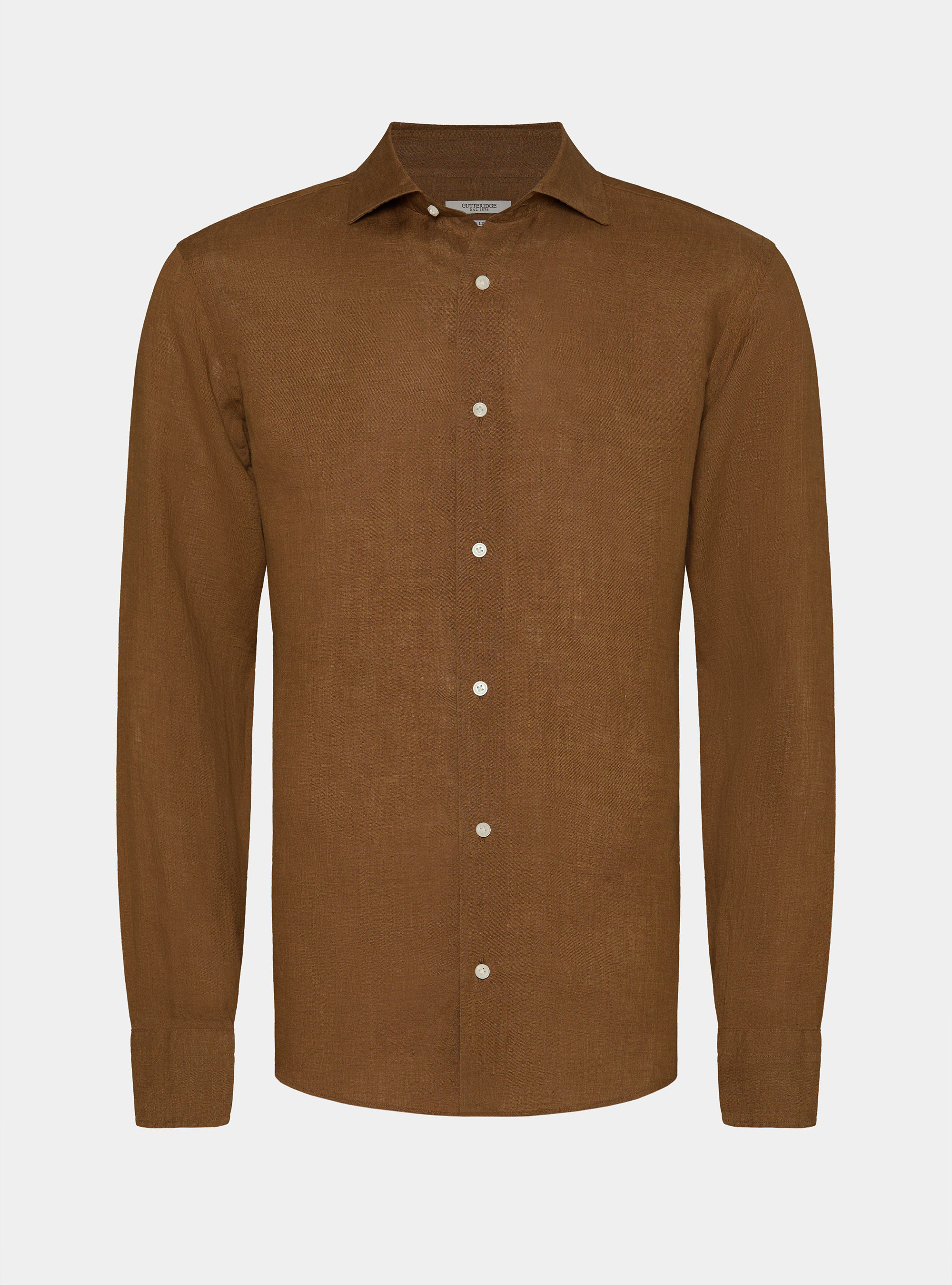 Camisa de lino puro, MULTICOLORE