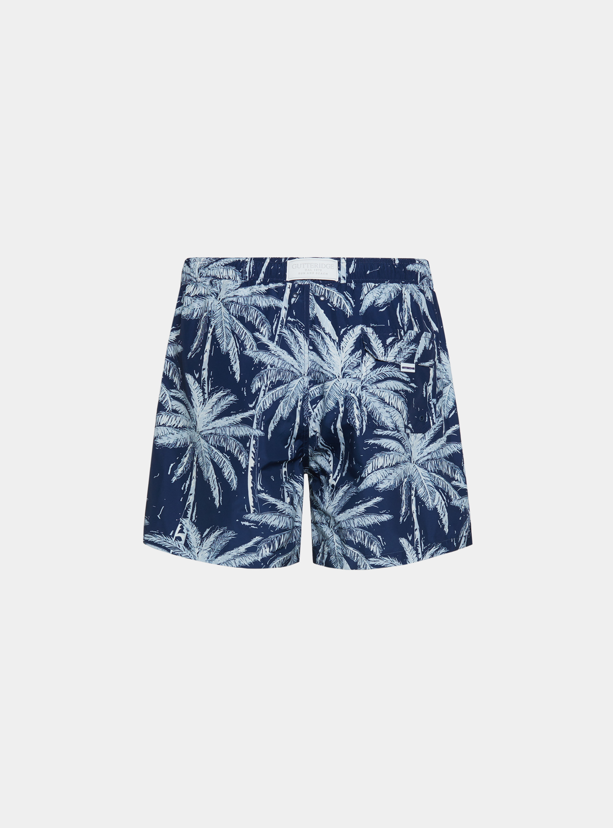 Badeanz&uuml;ge mit Palmenmuster, NAVY 0218C