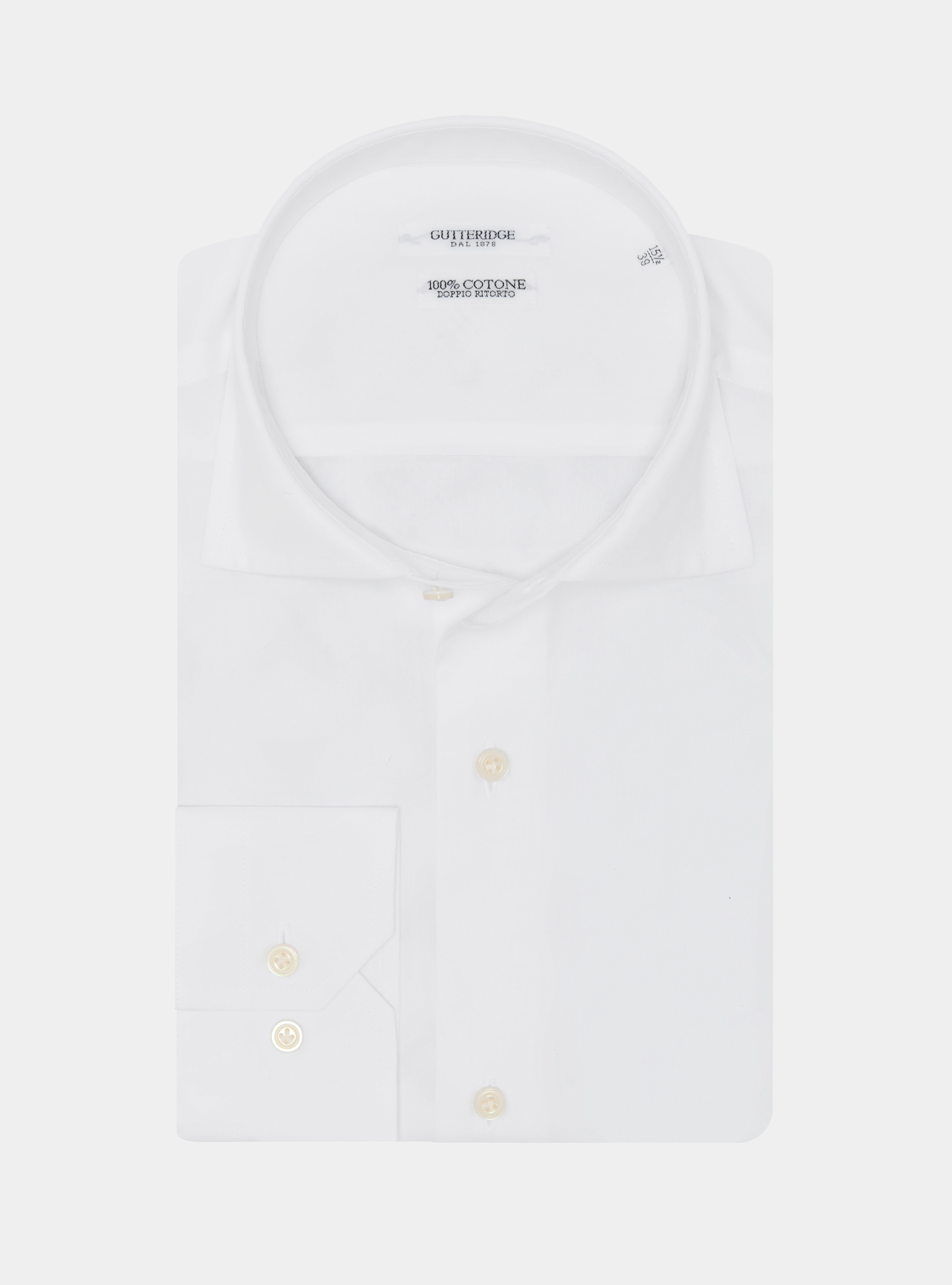 Camisa de algod&oacute;n fil a fil, BLANCO