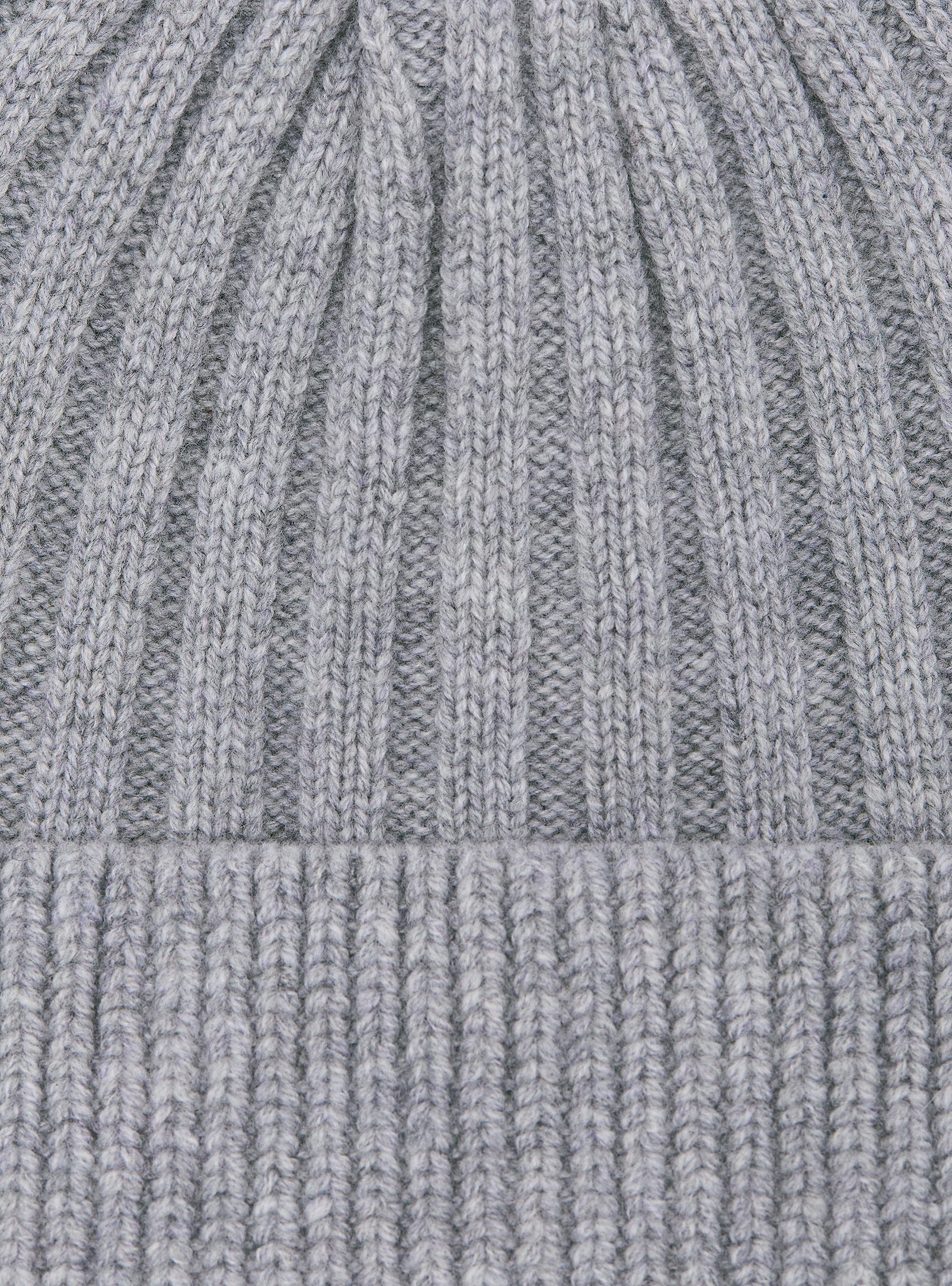 Cappello costa inglese in misto cashmere, GRIGIO MELANGE 0151C