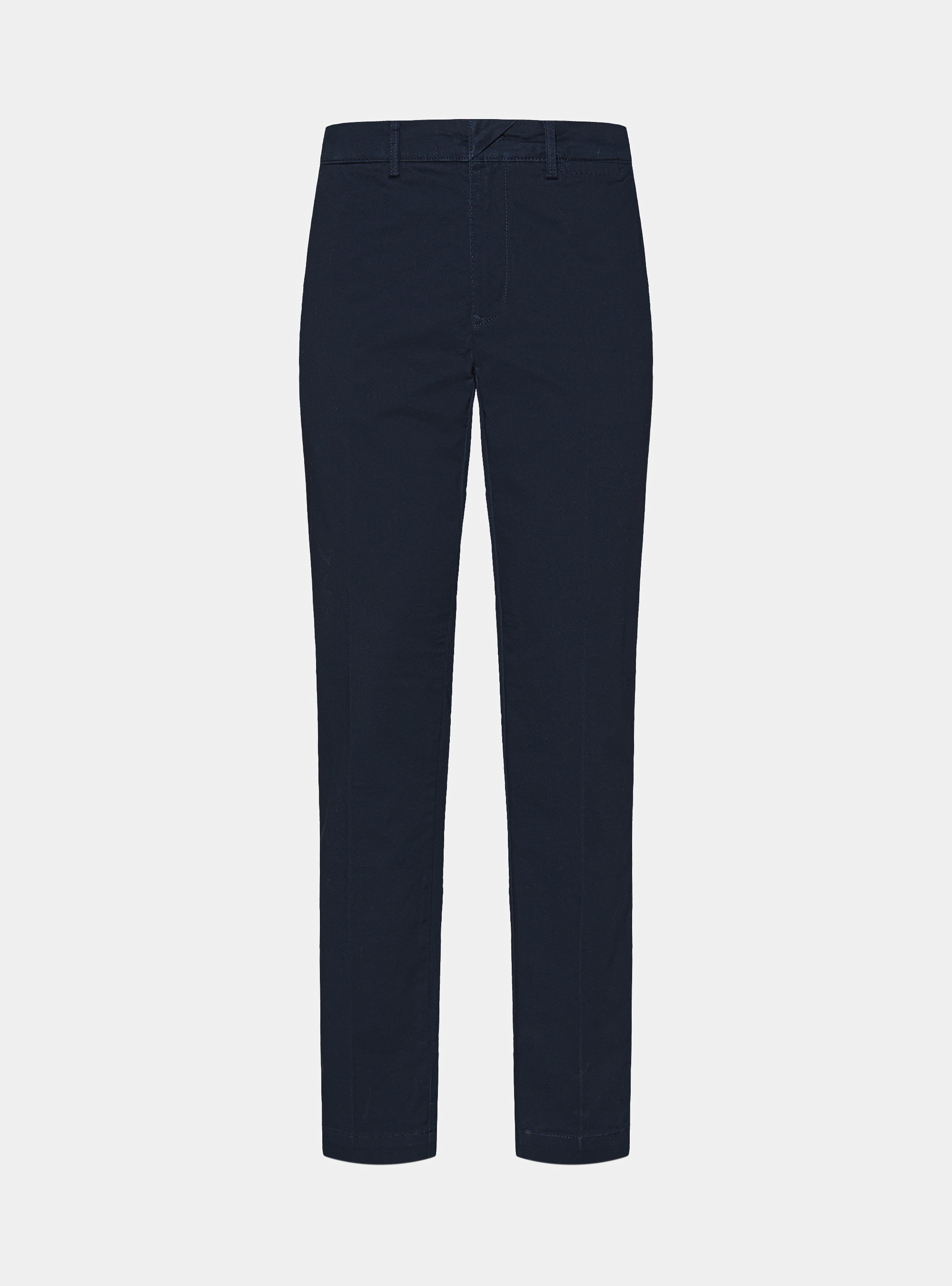 Pantal&oacute;n chino slim fit de sarga el&aacute;stica, AZUL MARINO