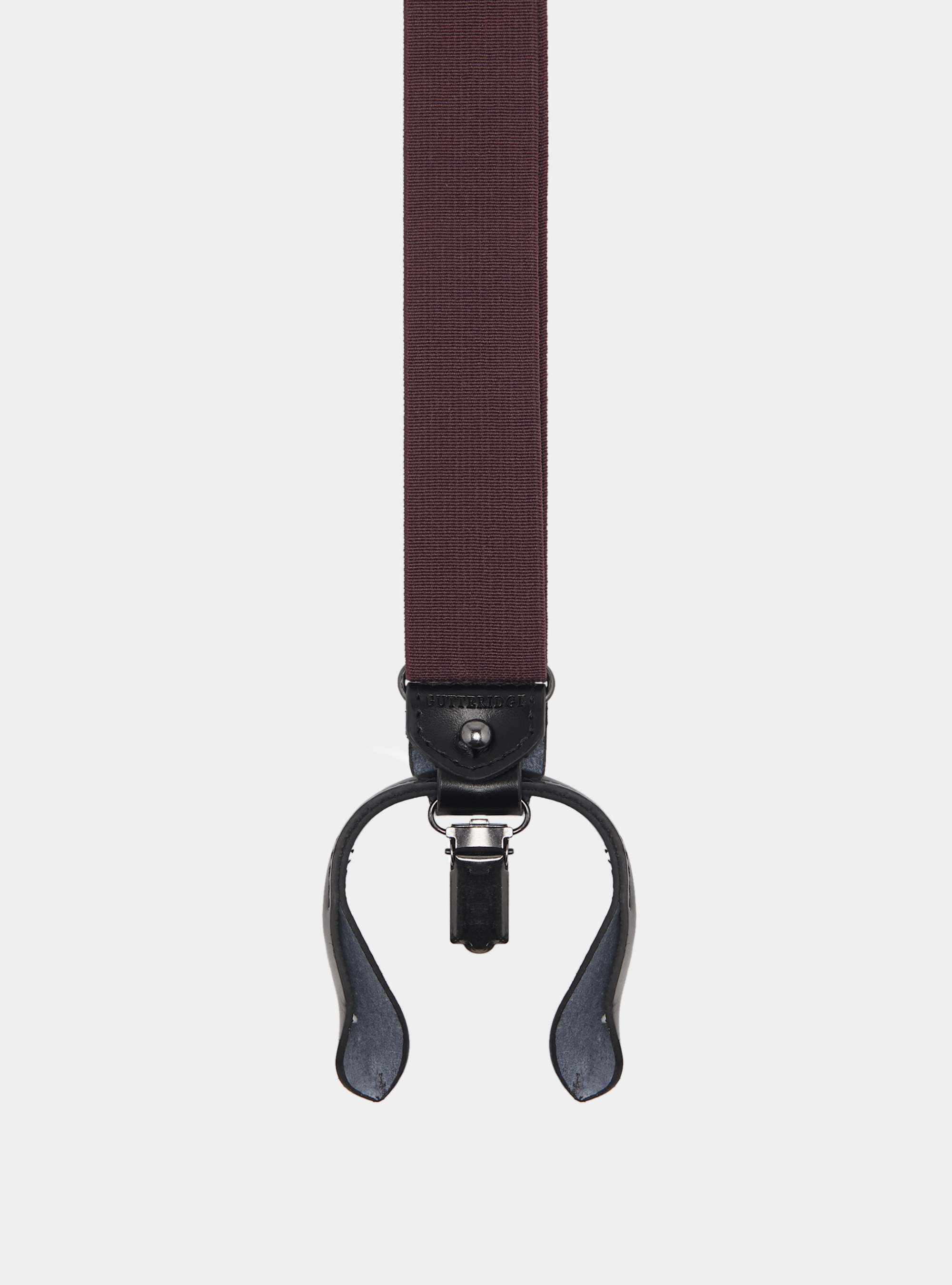 Solid color braces, BORDEAUX