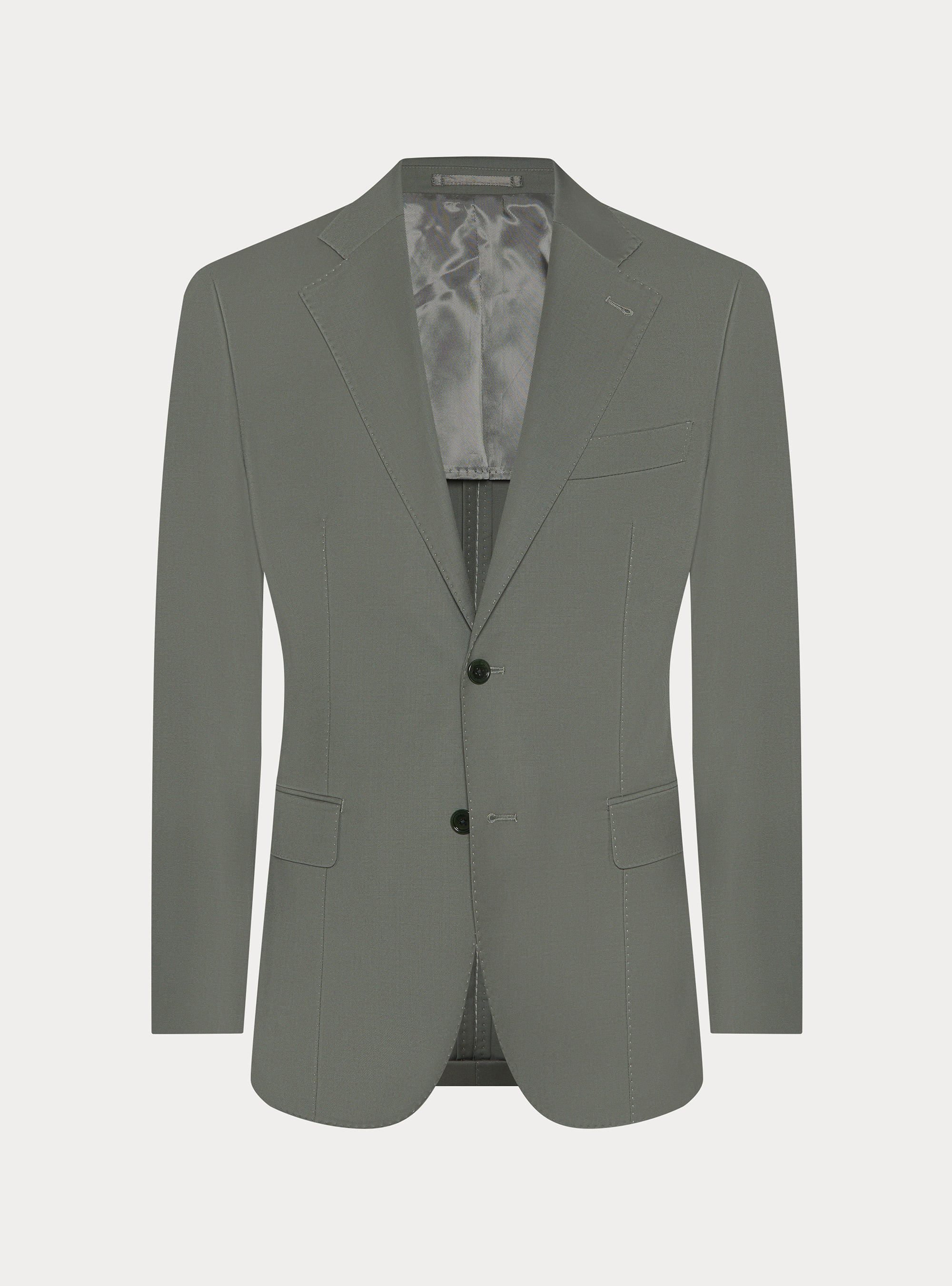 Pure wool suit blazer by Vitale Barberis Canonico, SALVIA 0602C