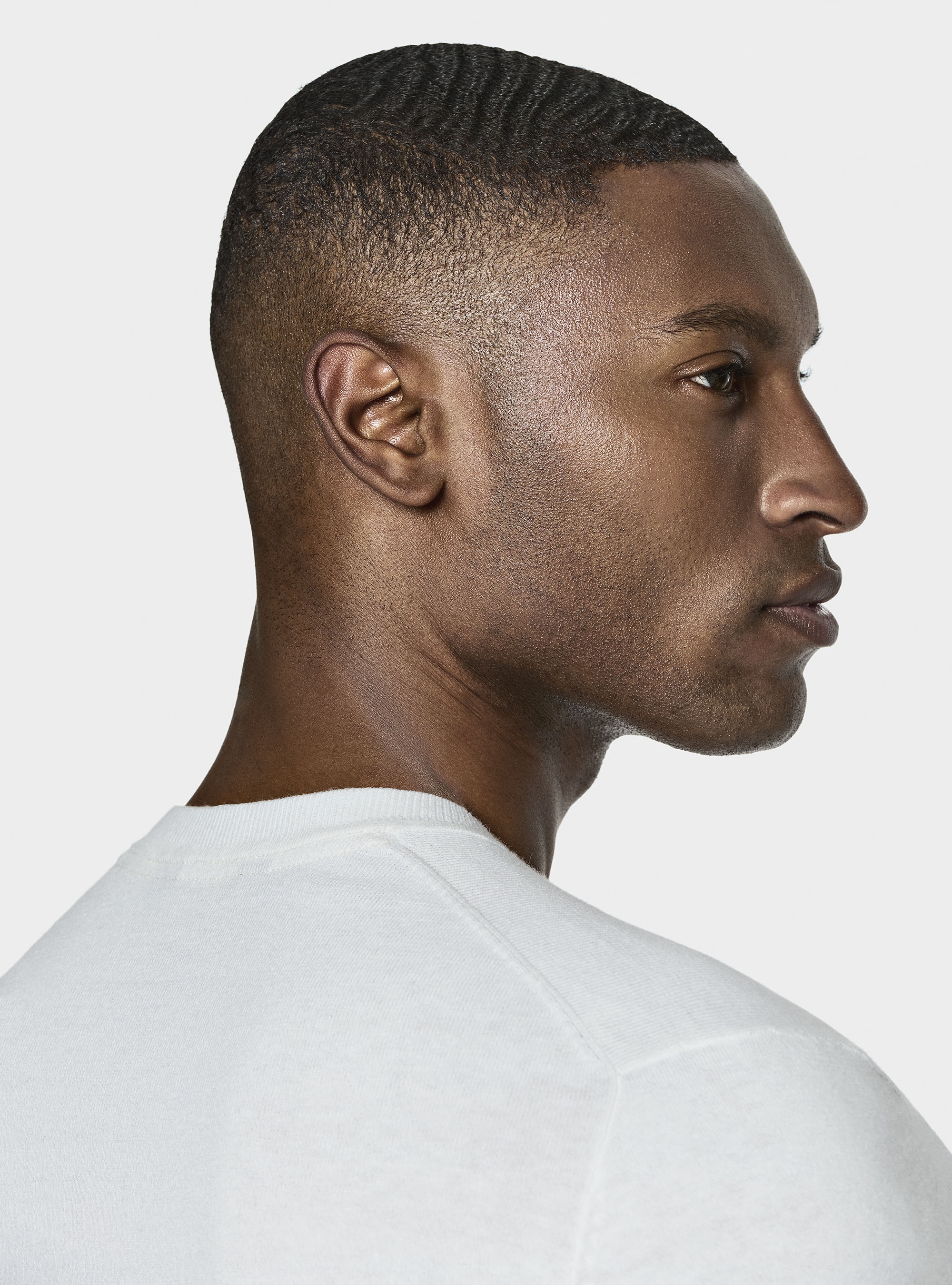 Maglia girocollo in cotone seta e cashmere, BIANCO