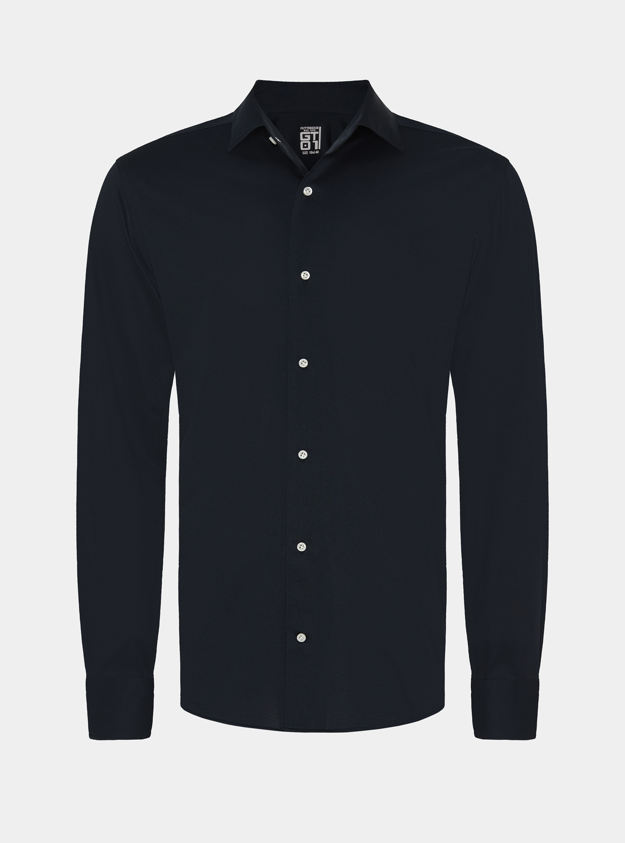 Camisa GT01 en jersey de mezcla de algod&oacute;n, AZUL MARINO