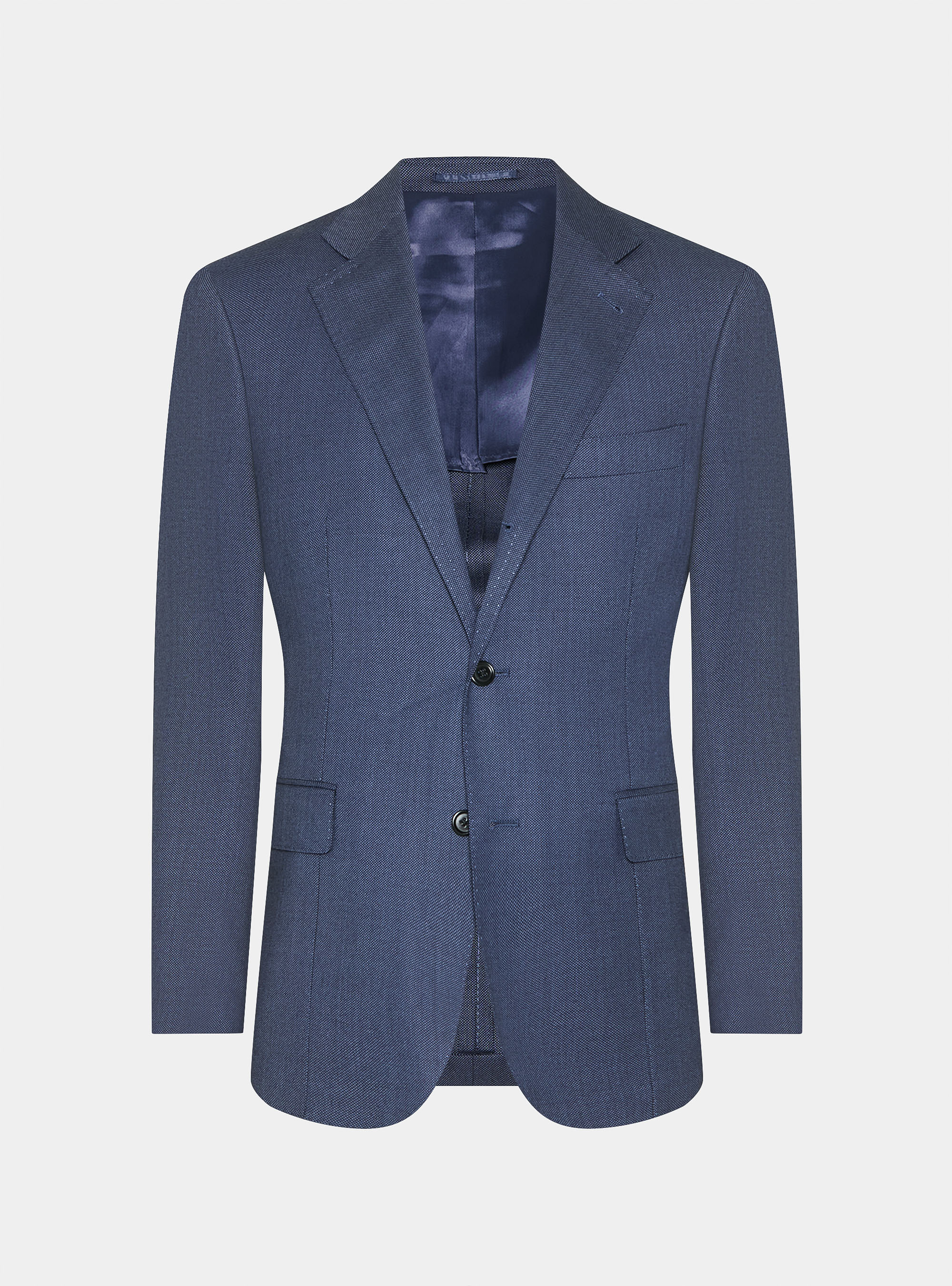 Giacca per abito in lana occhio di pernice Vitale Barberis Canonico, INCHIOSTRO