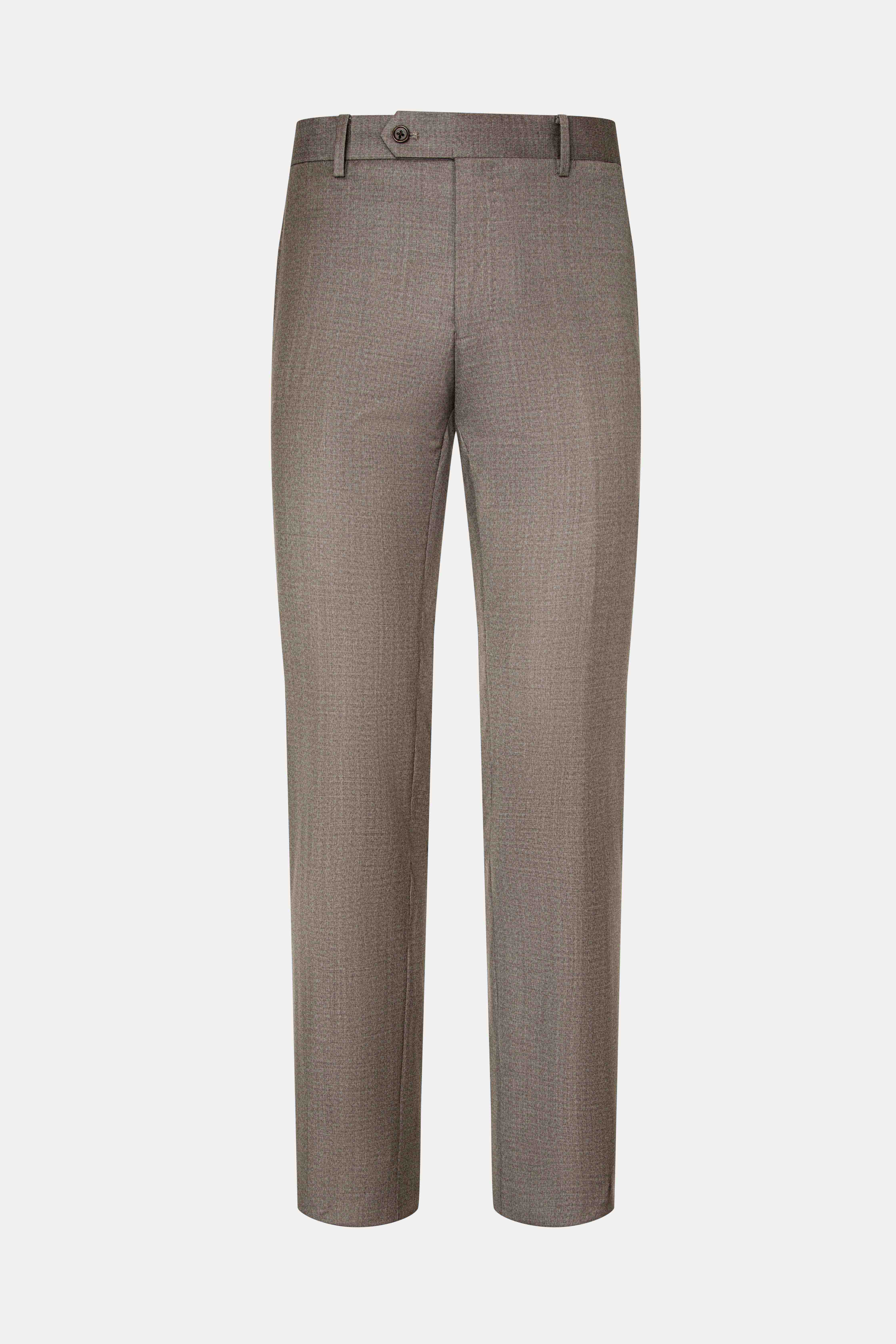 Trousers in pure 110's superfine wool, SAND