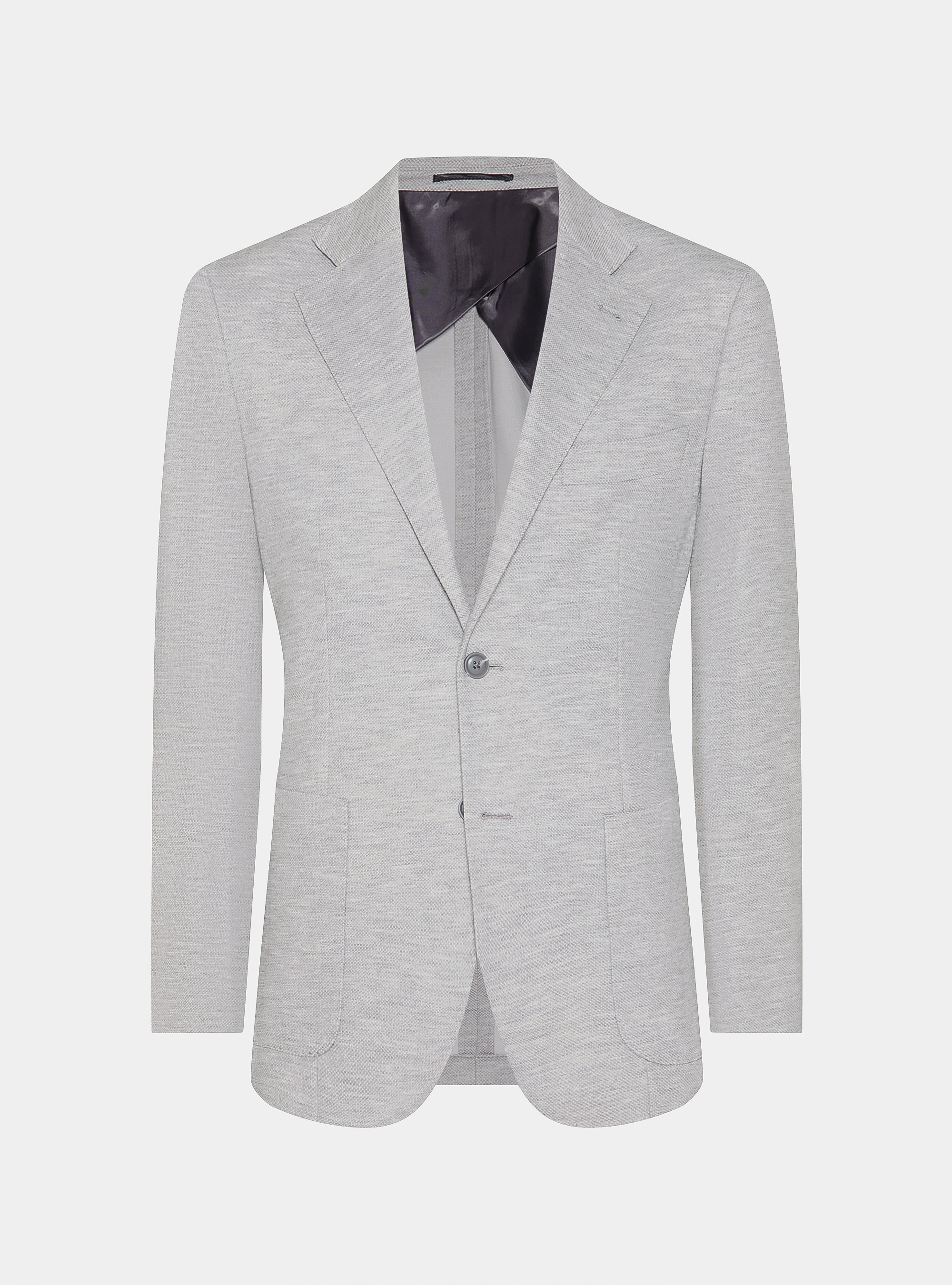 Jersey blazer, GRIGIO MELANGE 0151C